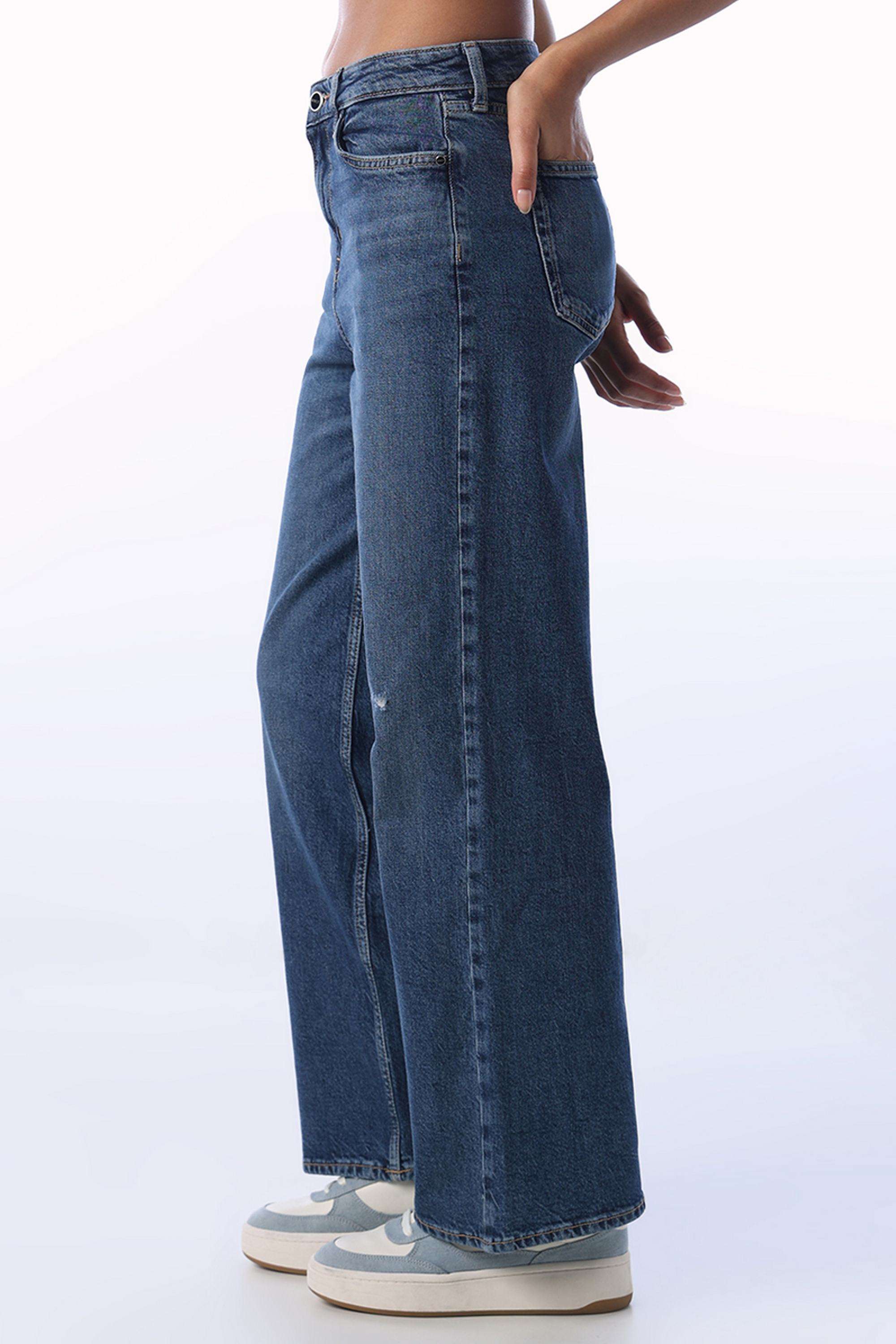 Mid-Rise-Light-Wash-Cotton-Straight-Fit-Women-s-Jeans