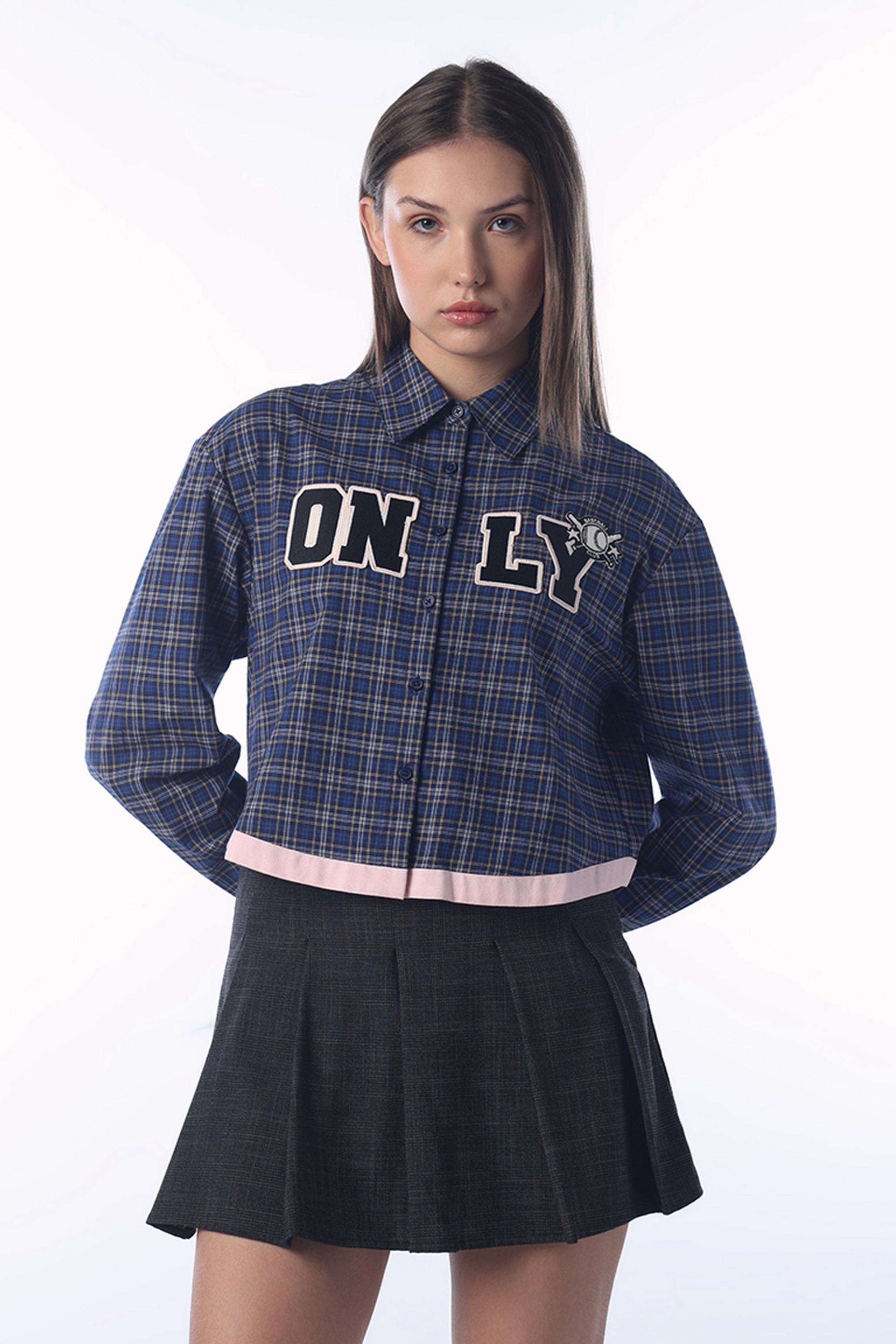 Checks-Cotton-Collared-Women-s-Shirt