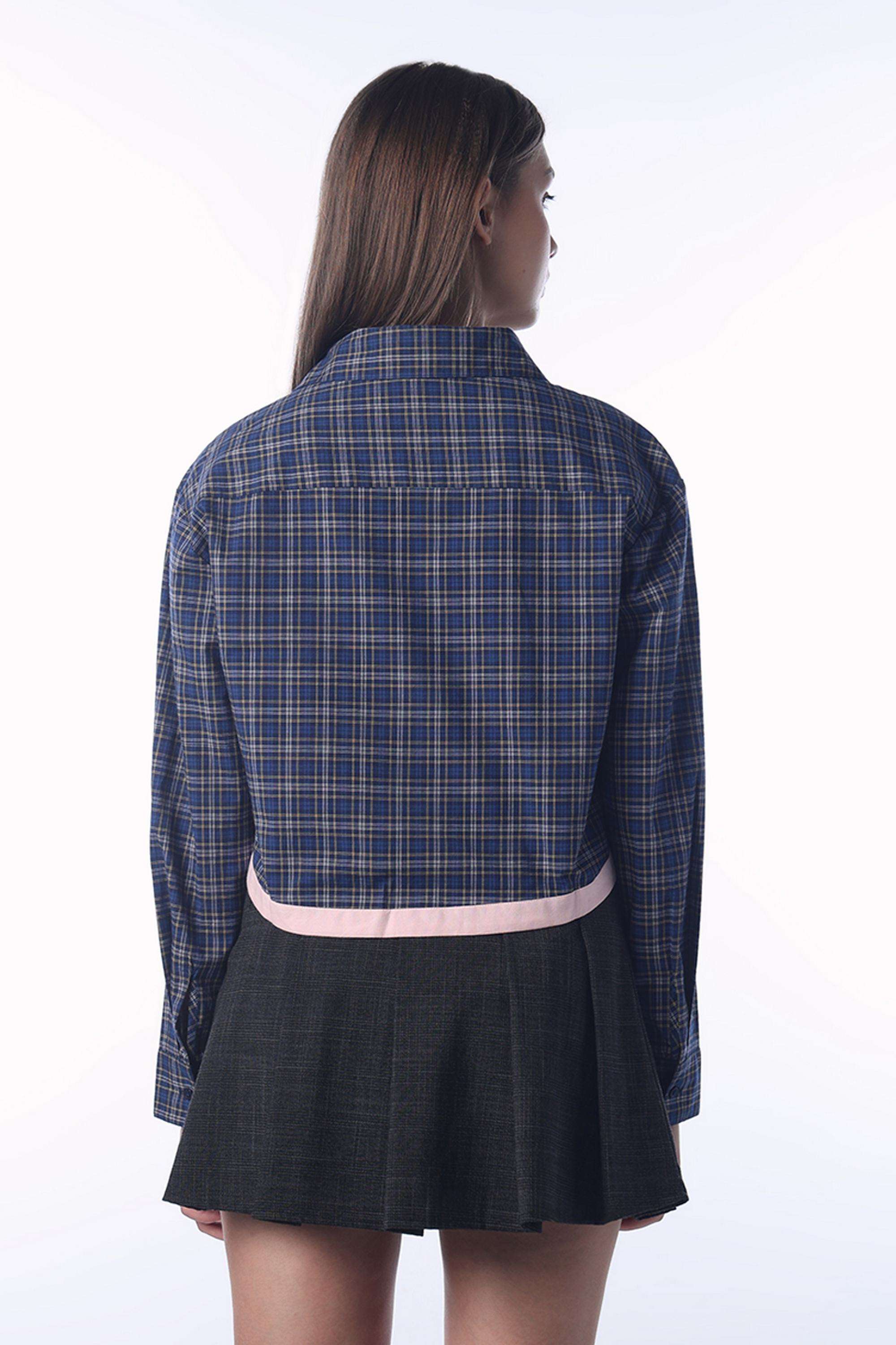 Checks-Cotton-Collared-Women-s-Shirt
