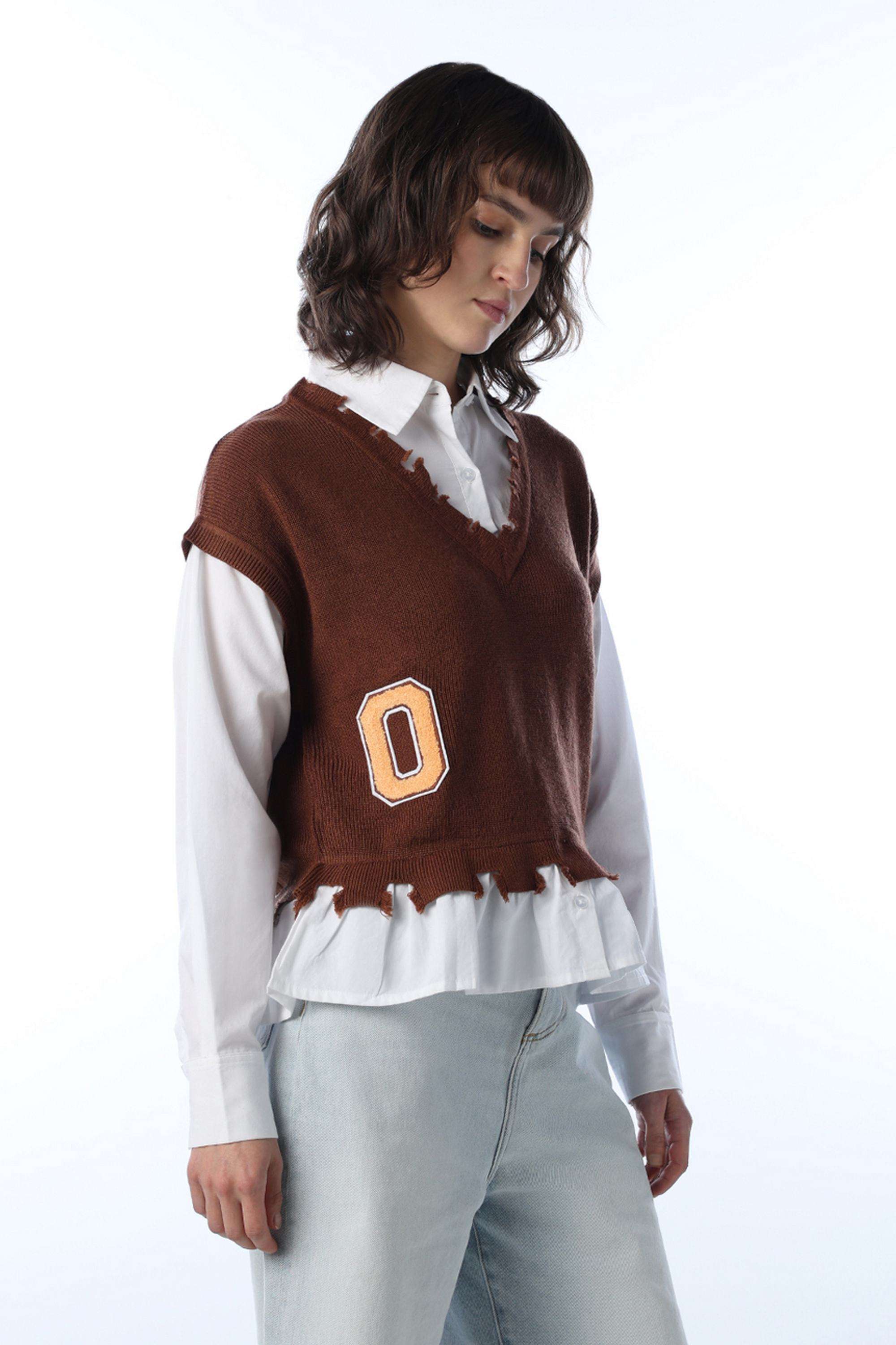 Solid-Acrylic-Collared-Women-s-Shirt