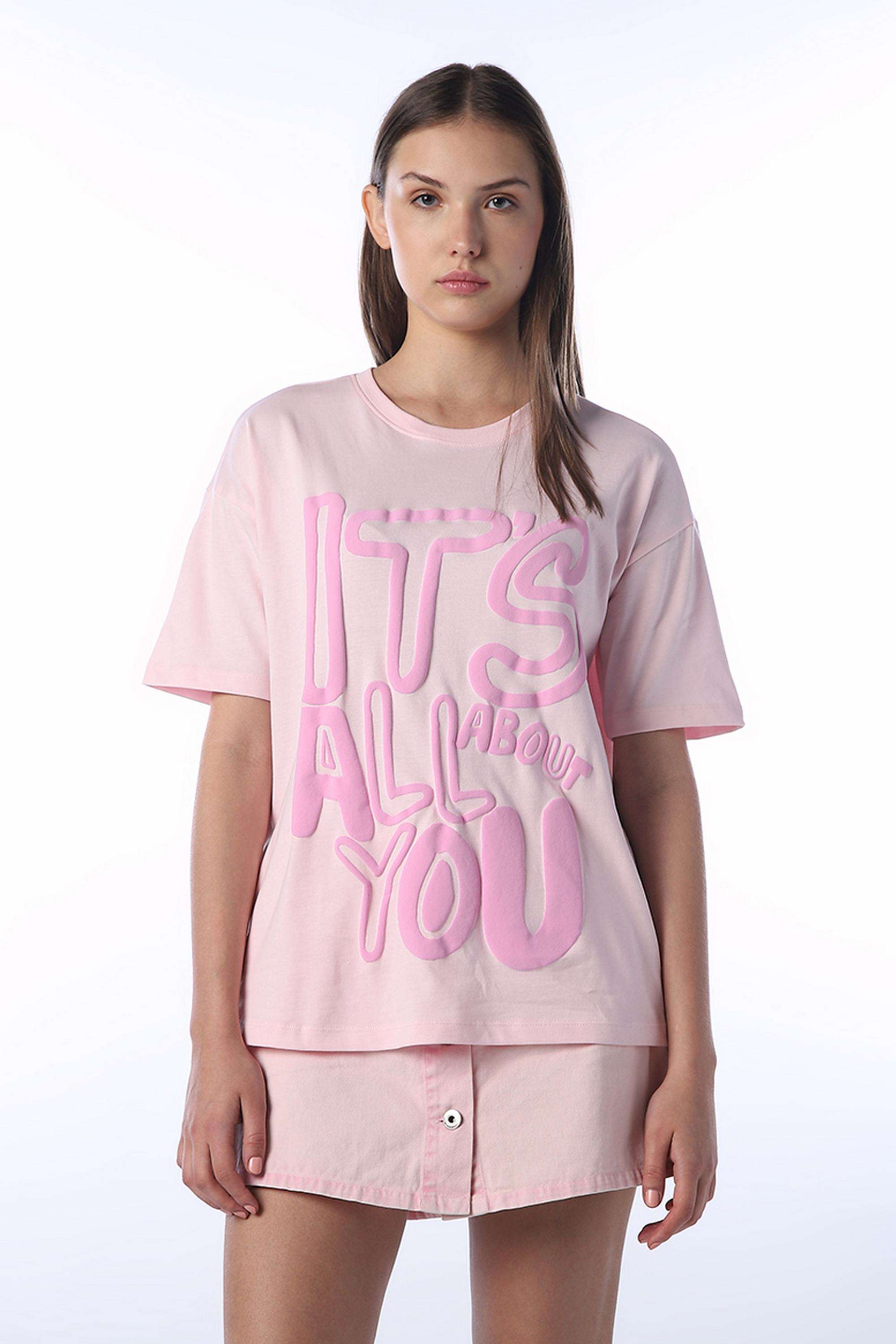 Typographic-Cotton-Round-Neck-Women-s-T-Shirt