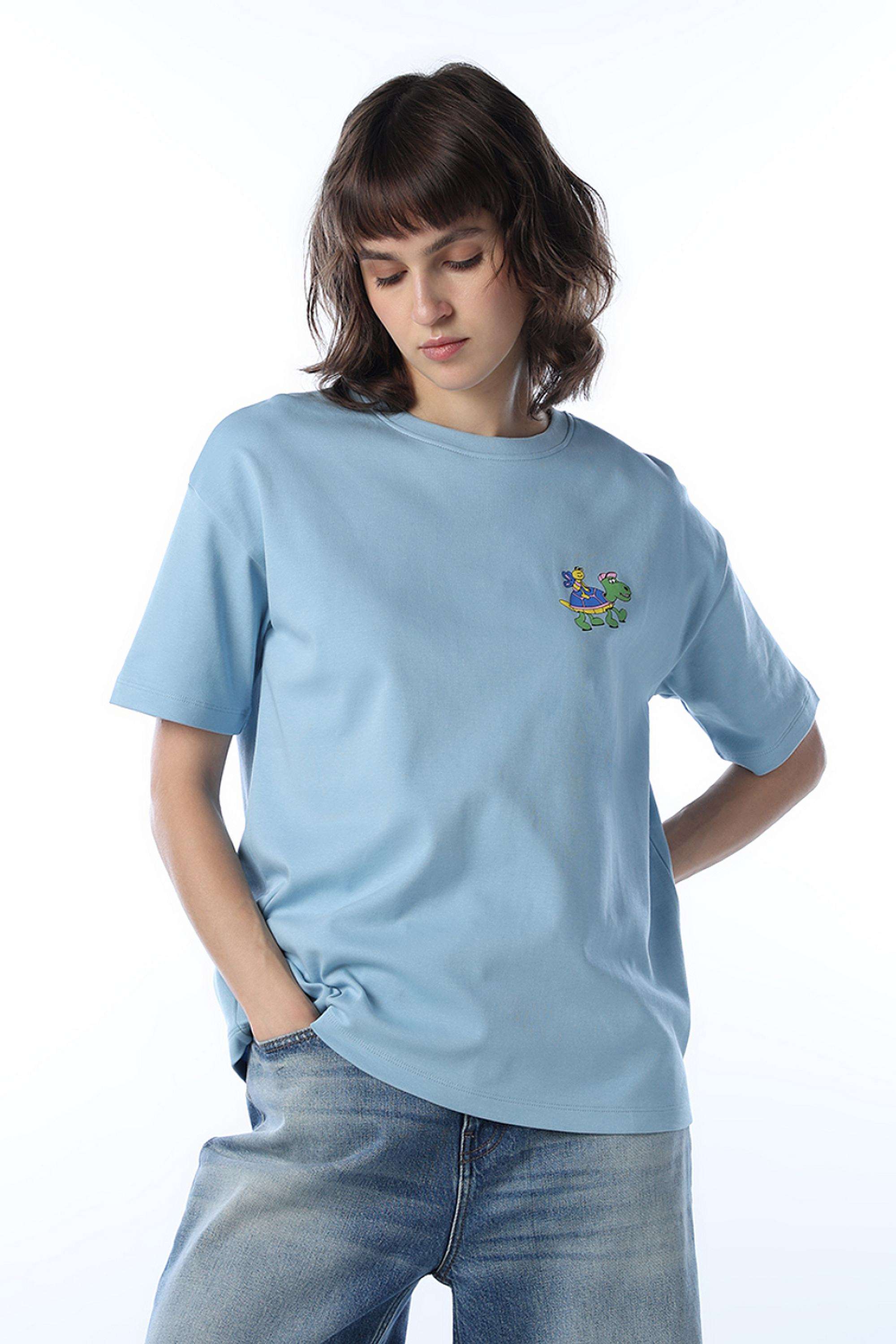 Typographic-Cotton-Round-Neck-Women-s-T-Shirt