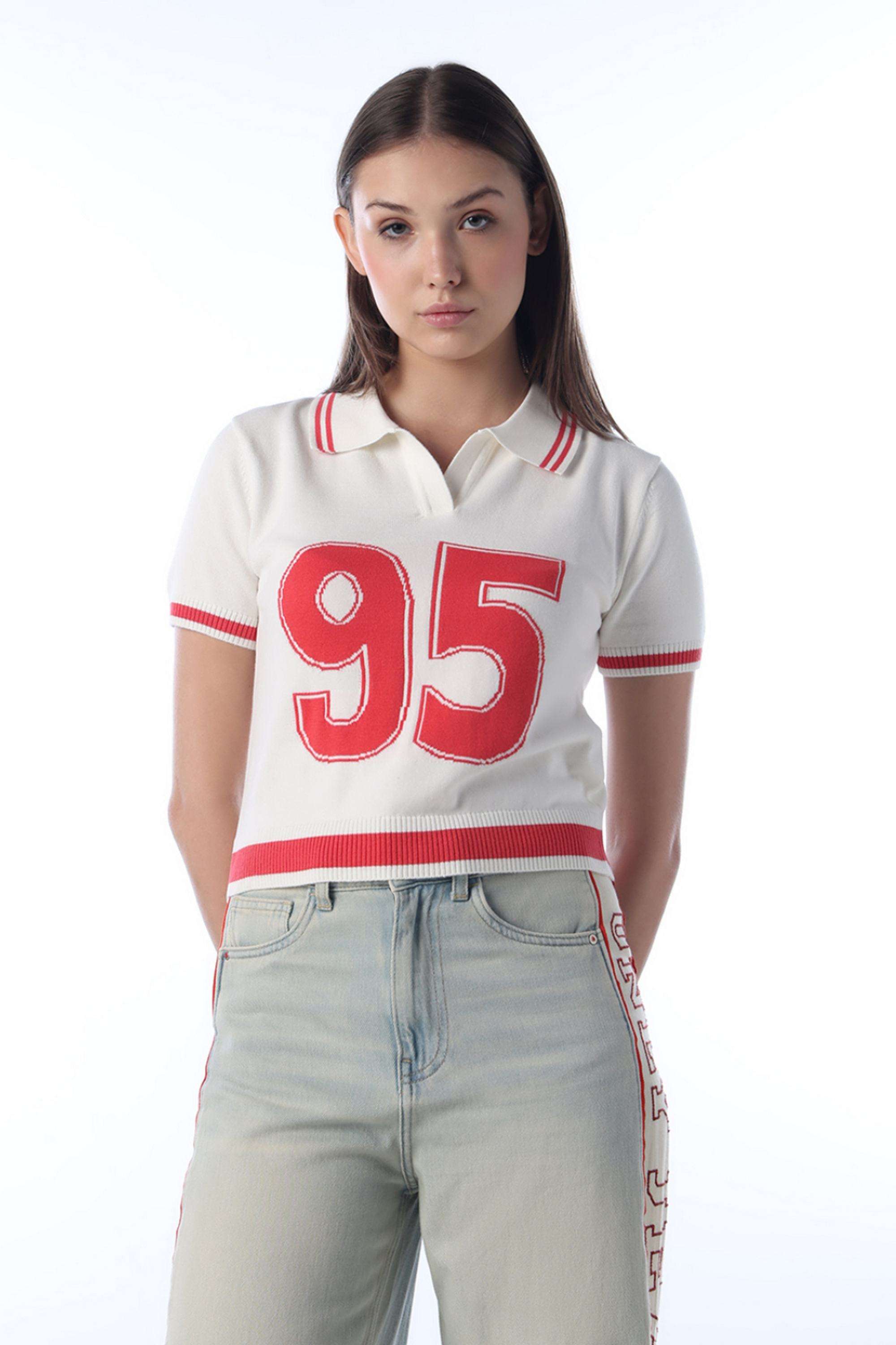 Printed-Cotton-Collared-Women-s-T-Shirt