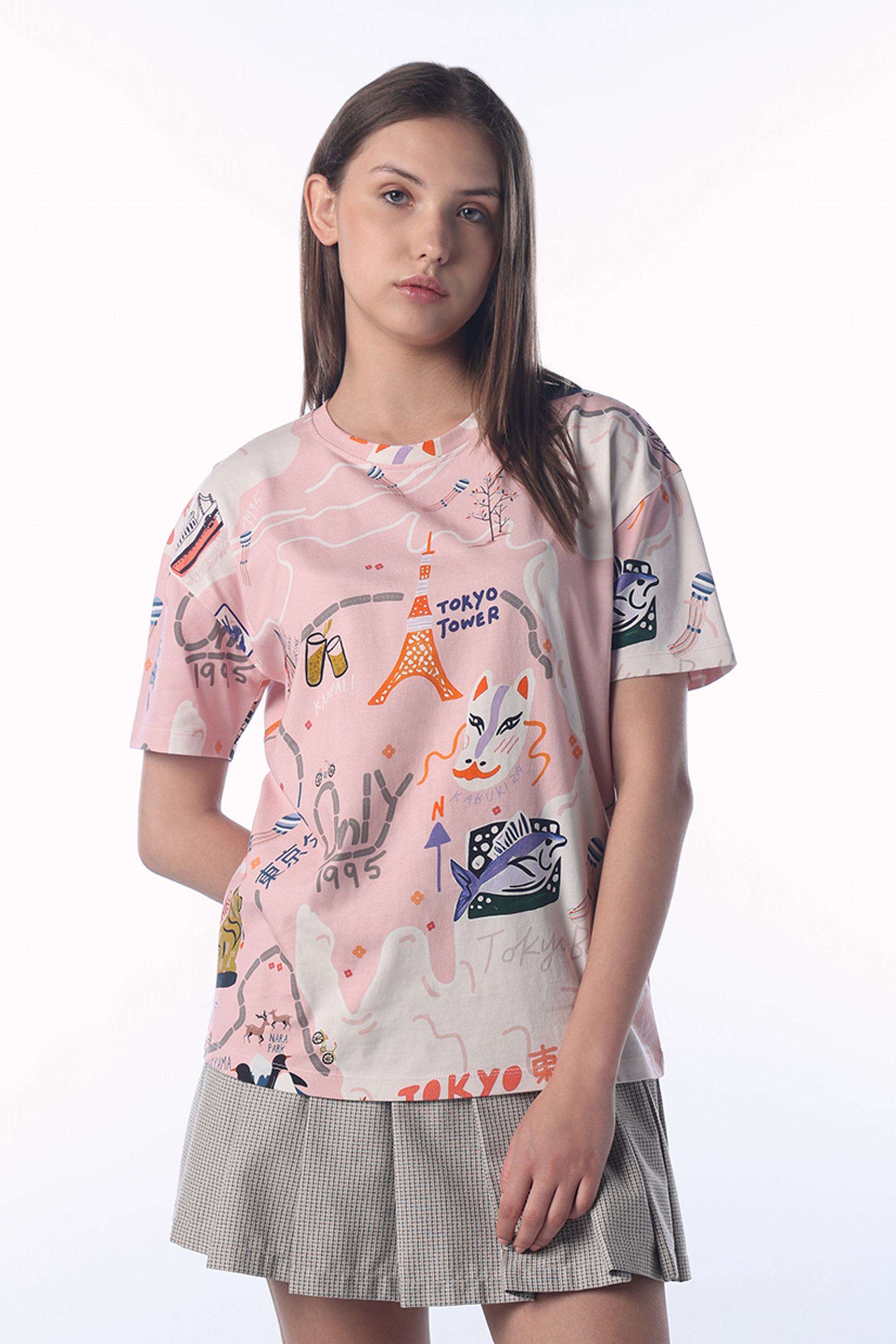 Printed-Cotton-Round-Neck-Women-s-T-Shirt