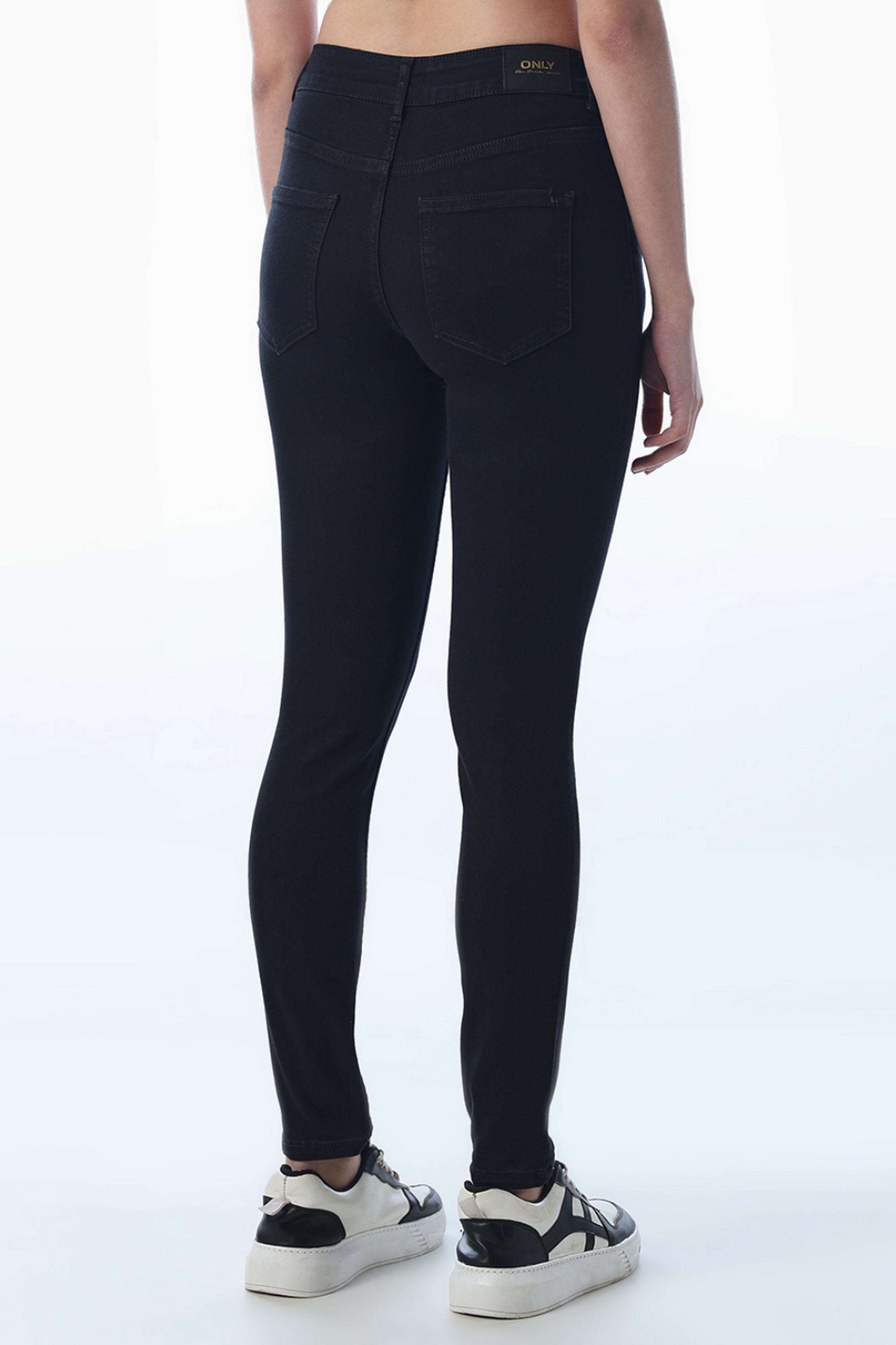 Solid-Skinny-Fit-Cotton-Women-s-Casual-Wear-Jeans
