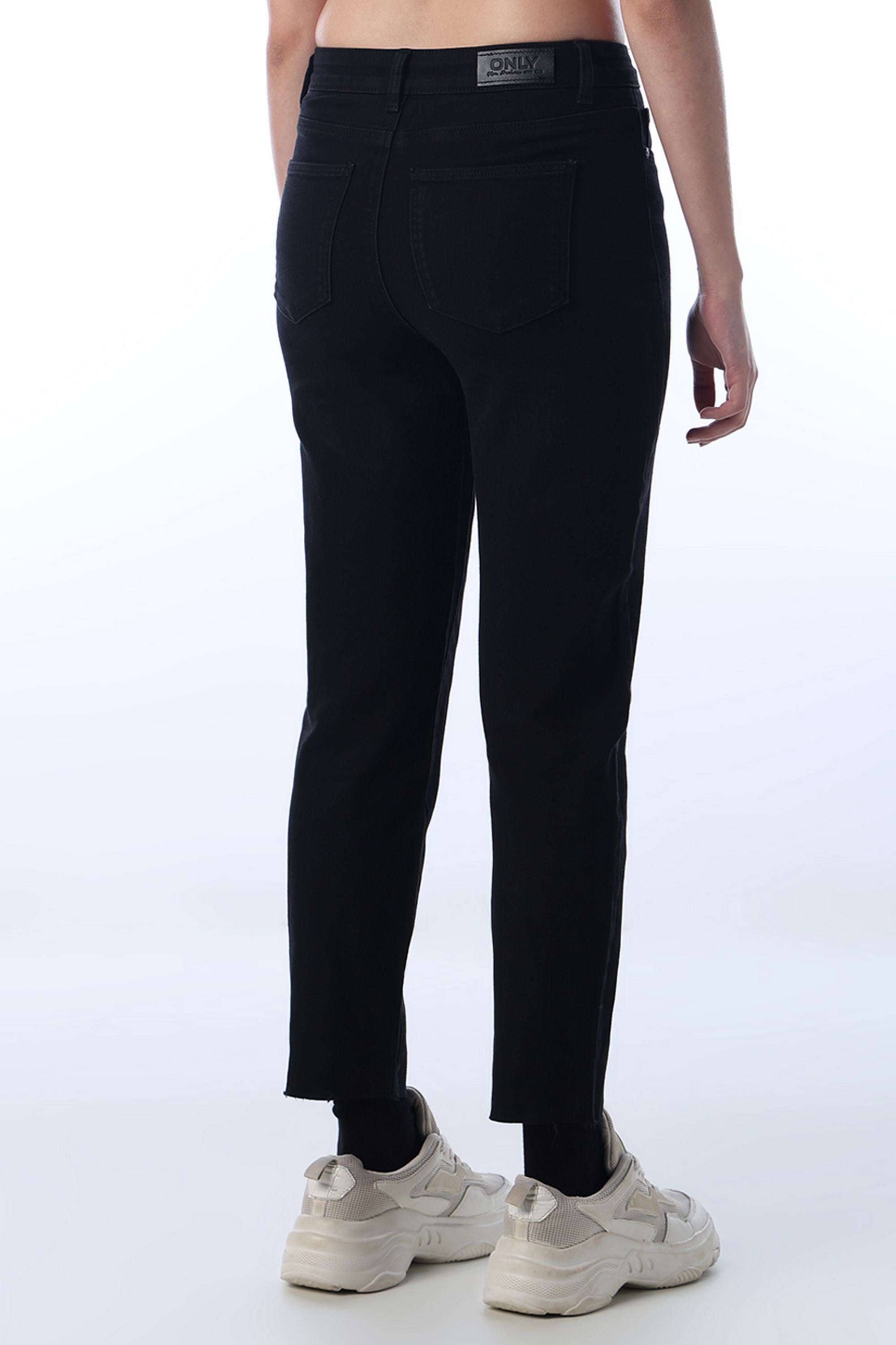 Solid-Straight-Fit-Cotton-Women-s-Casual-Wear-Jeans