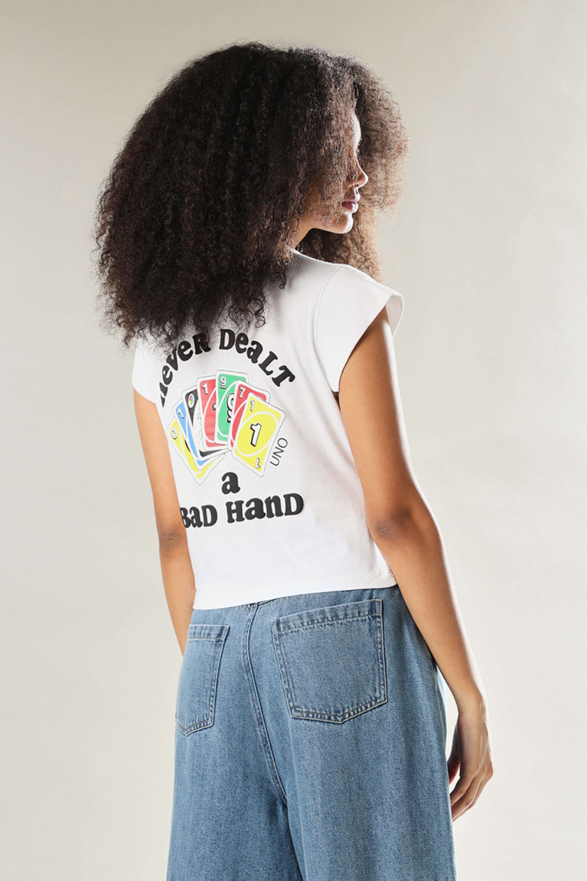 Solid-Blended-Fabric-Regular-Fit-Women-s-T-Shirt
