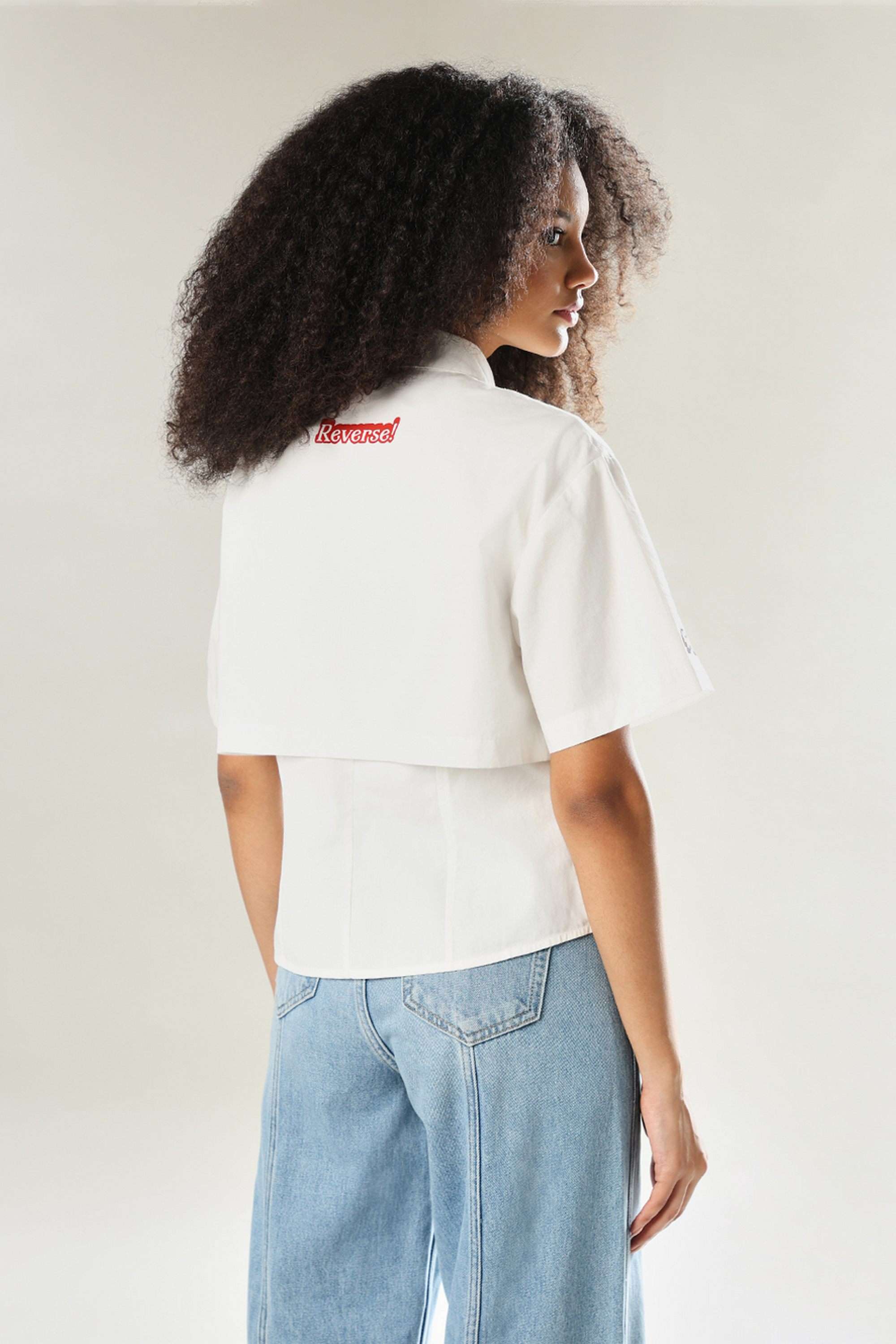 Solid-Blended-Fabric-Regular-Fit-Women-s-Shirt
