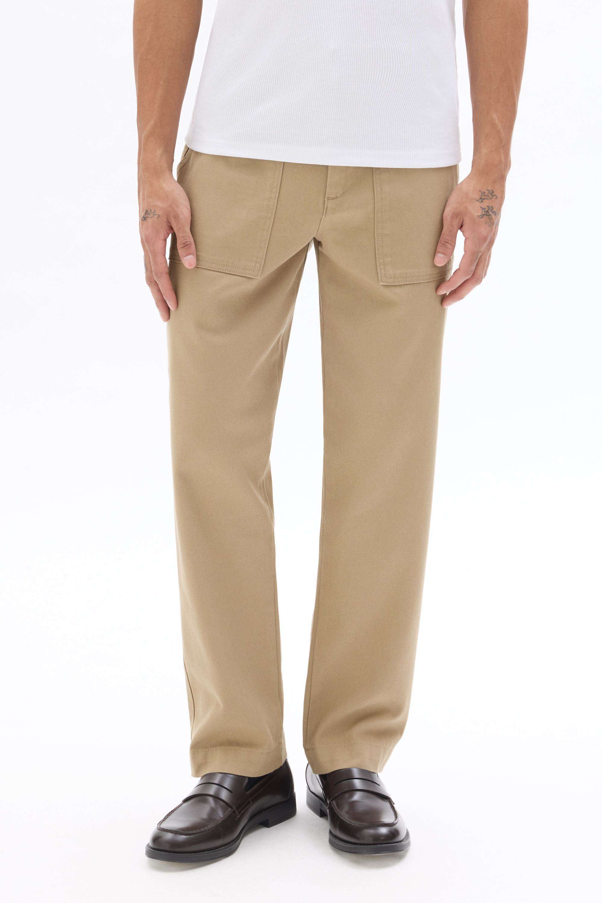 Solid-Cotton-Regular-Fit-Men-s-Casual-Trousers