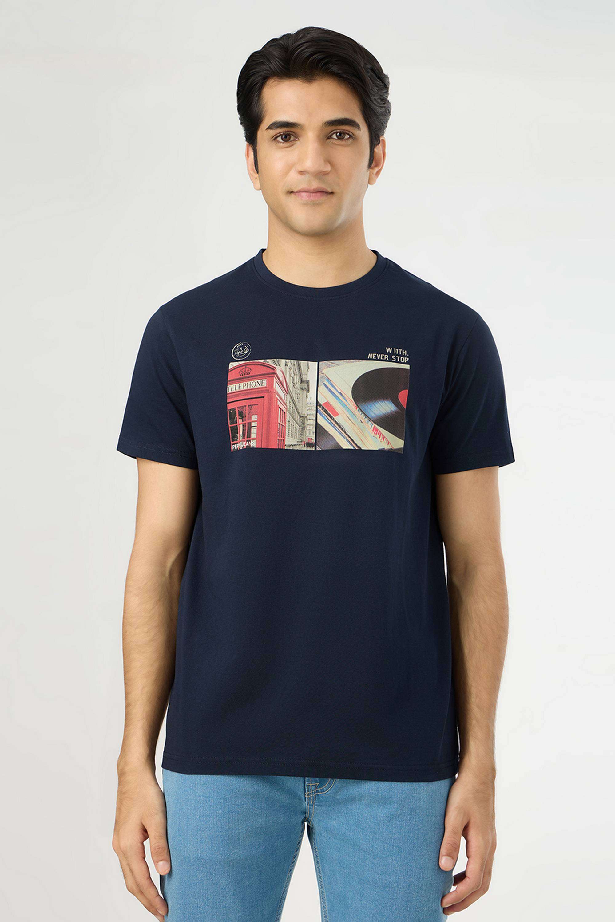 Graphic-Print-Cotton-Round-Neck-Men-s-T-Shirt