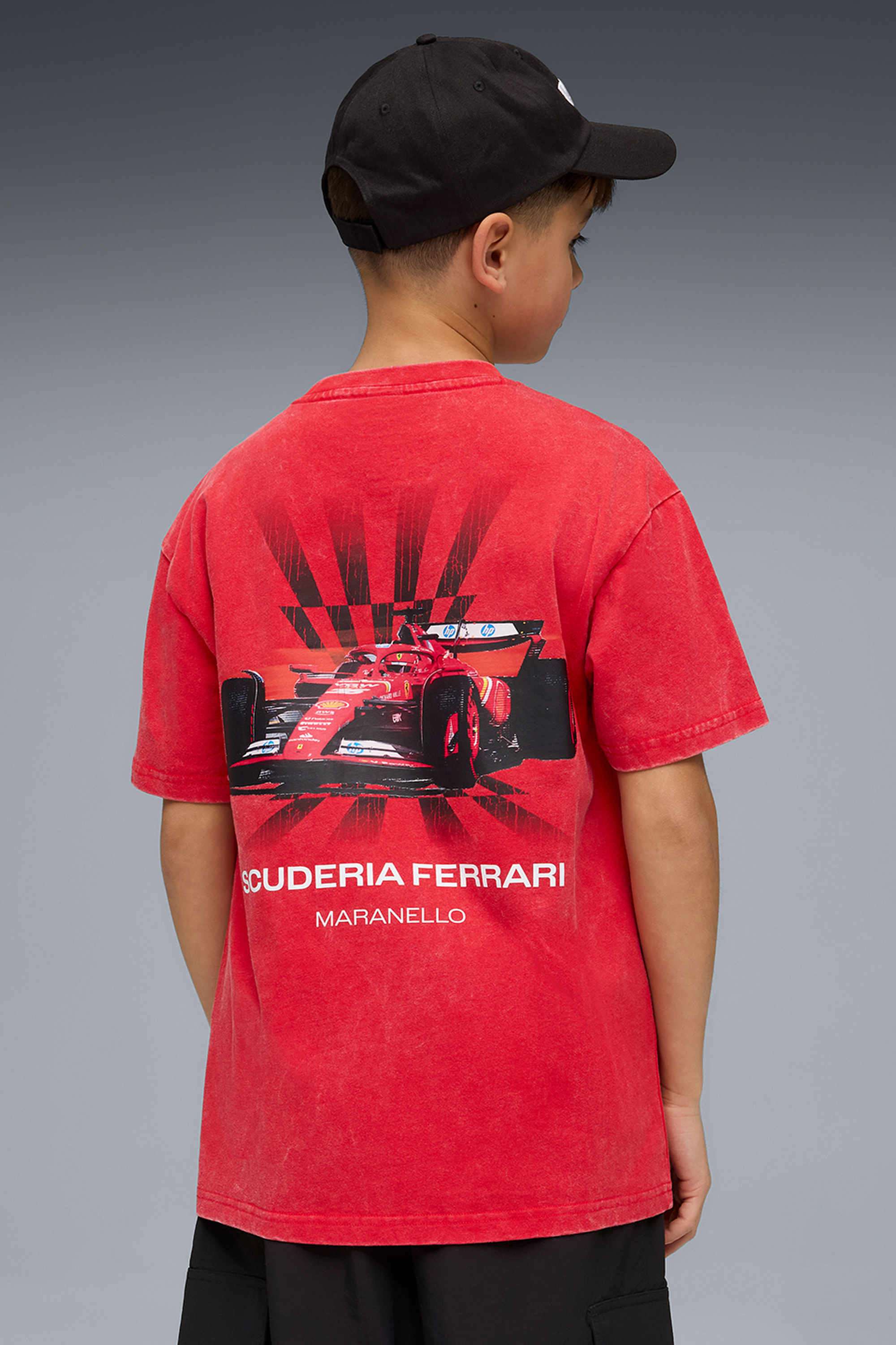Weft-Blended-Fabric-Round-Neck-Boys-T-Shirt