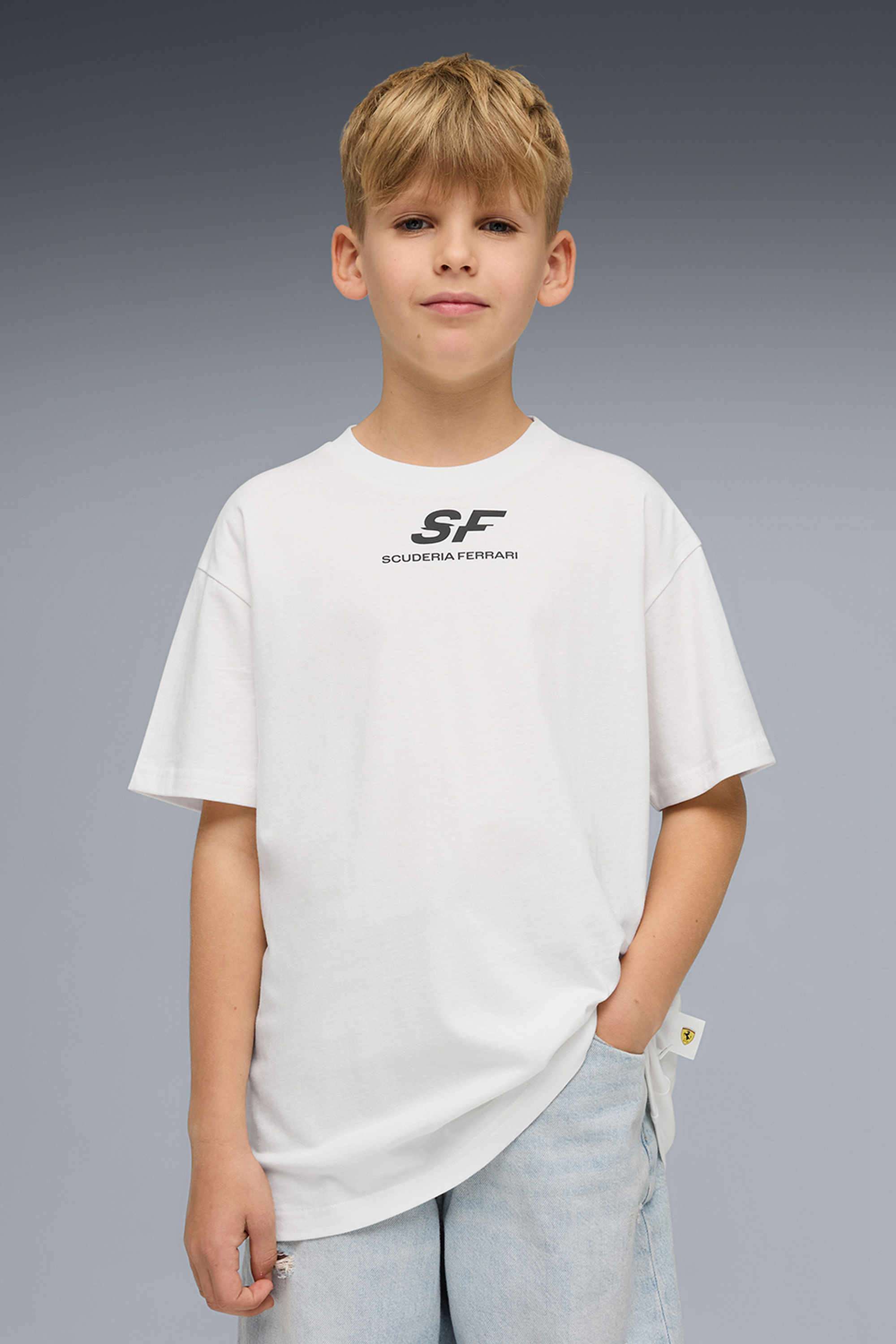 Weft-Blended-Fabric-Round-Neck-Boys-T-Shirt