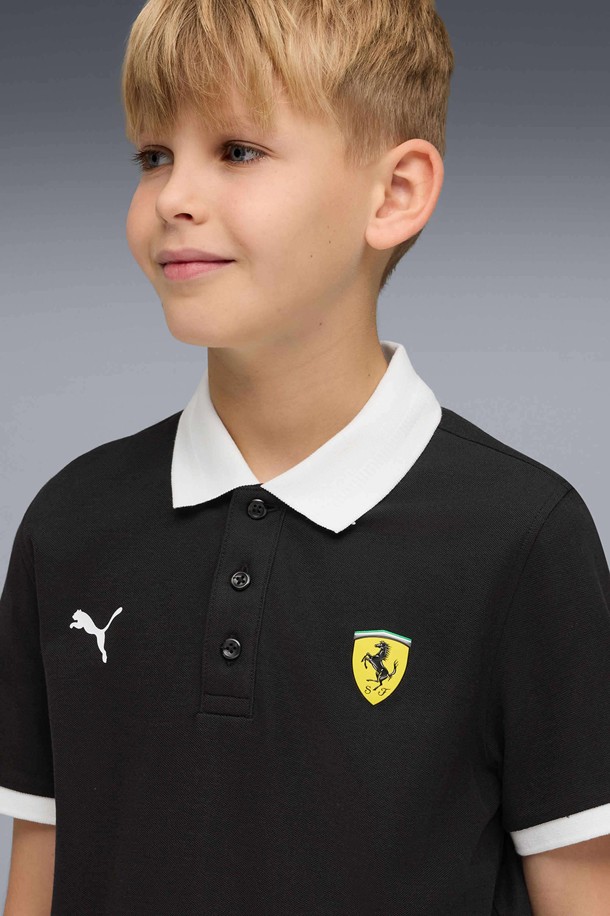 Weft-Blended-Fabric-Polo-Boys-T-Shirt