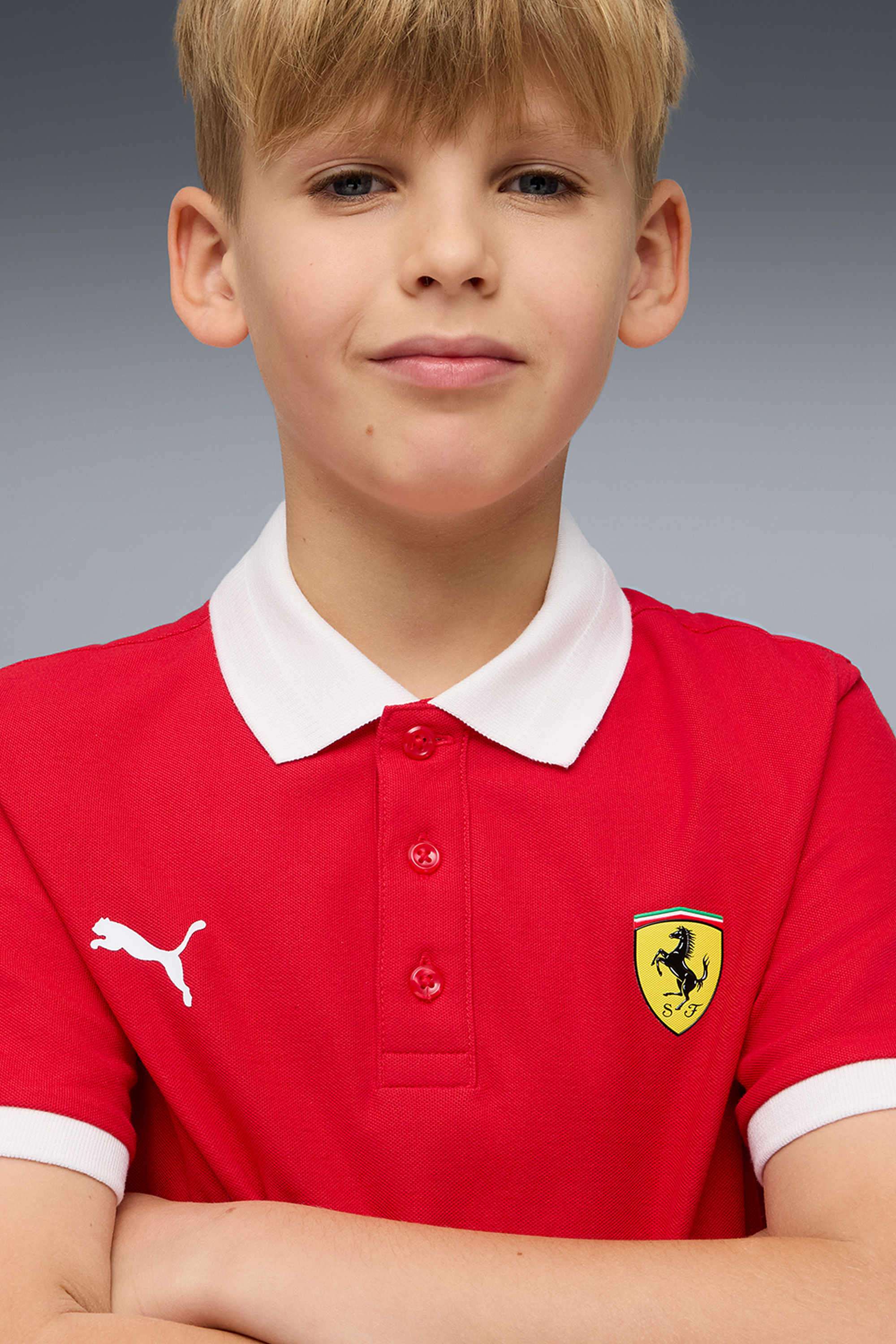 Weft-Blended-Fabric-Polo-Boys-T-Shirt