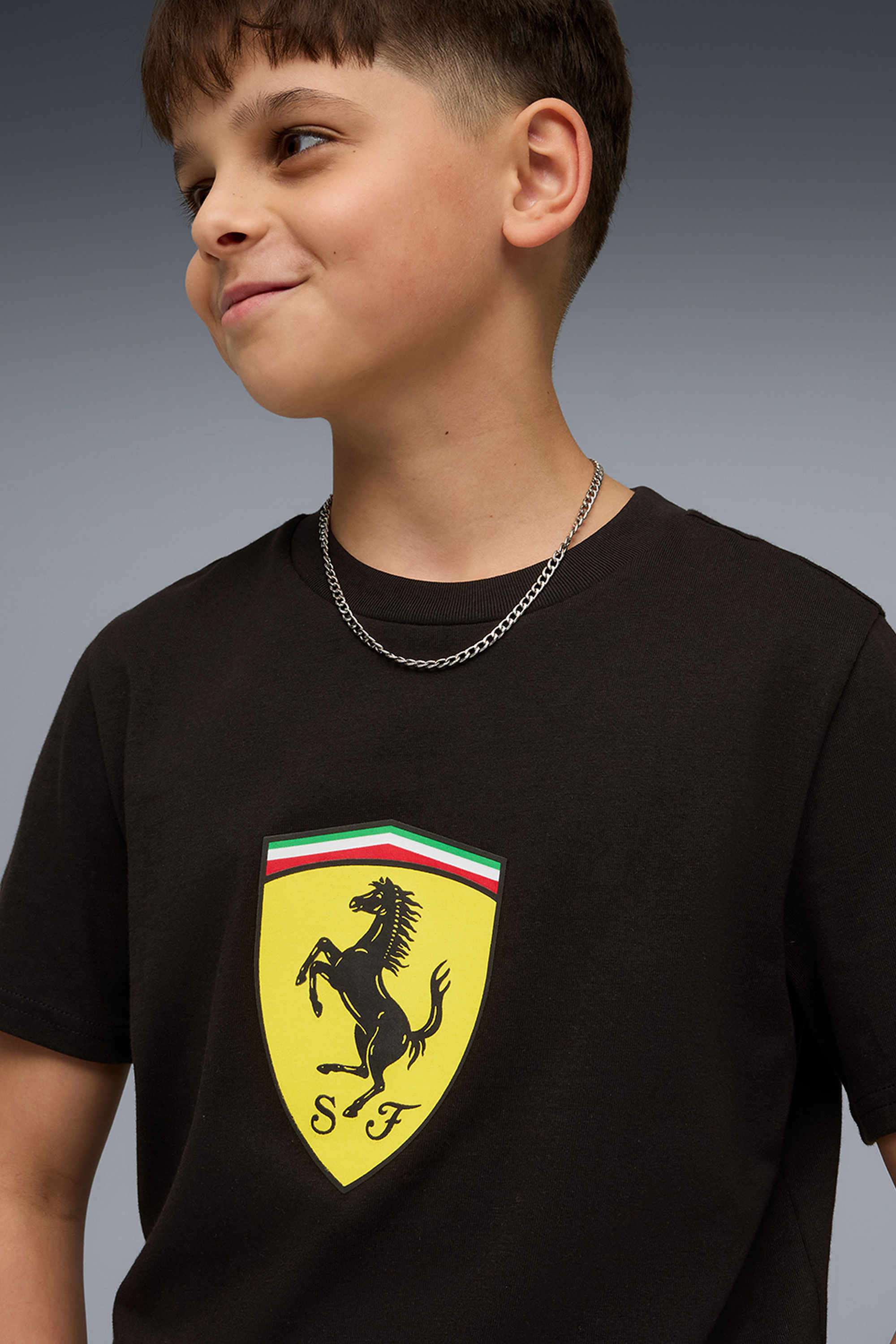 Weft-Blended-Fabric-Round-Neck-Boys-T-Shirt