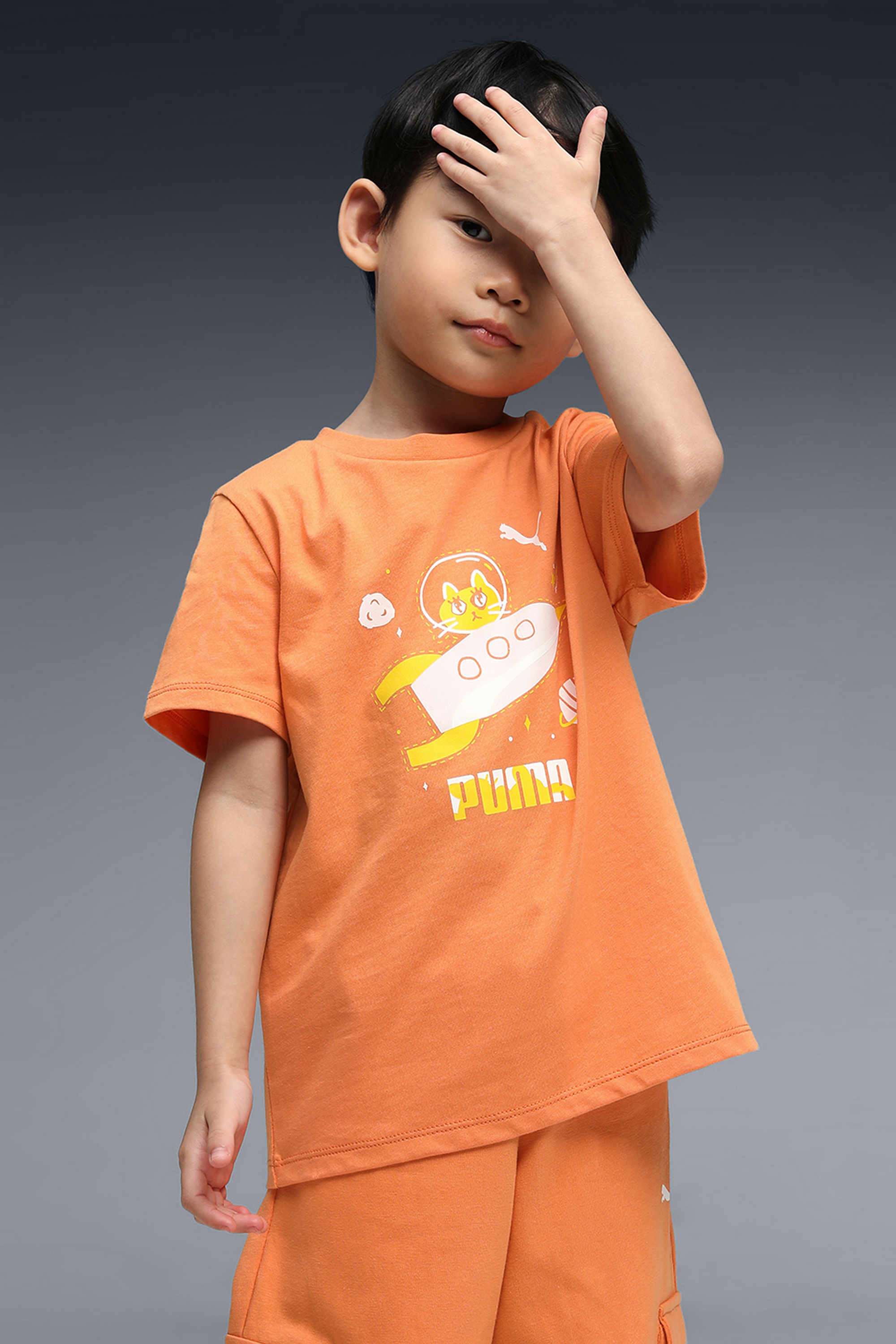 Weft-Blended-Fabric-Round-Neck-Boys-T-Shirt