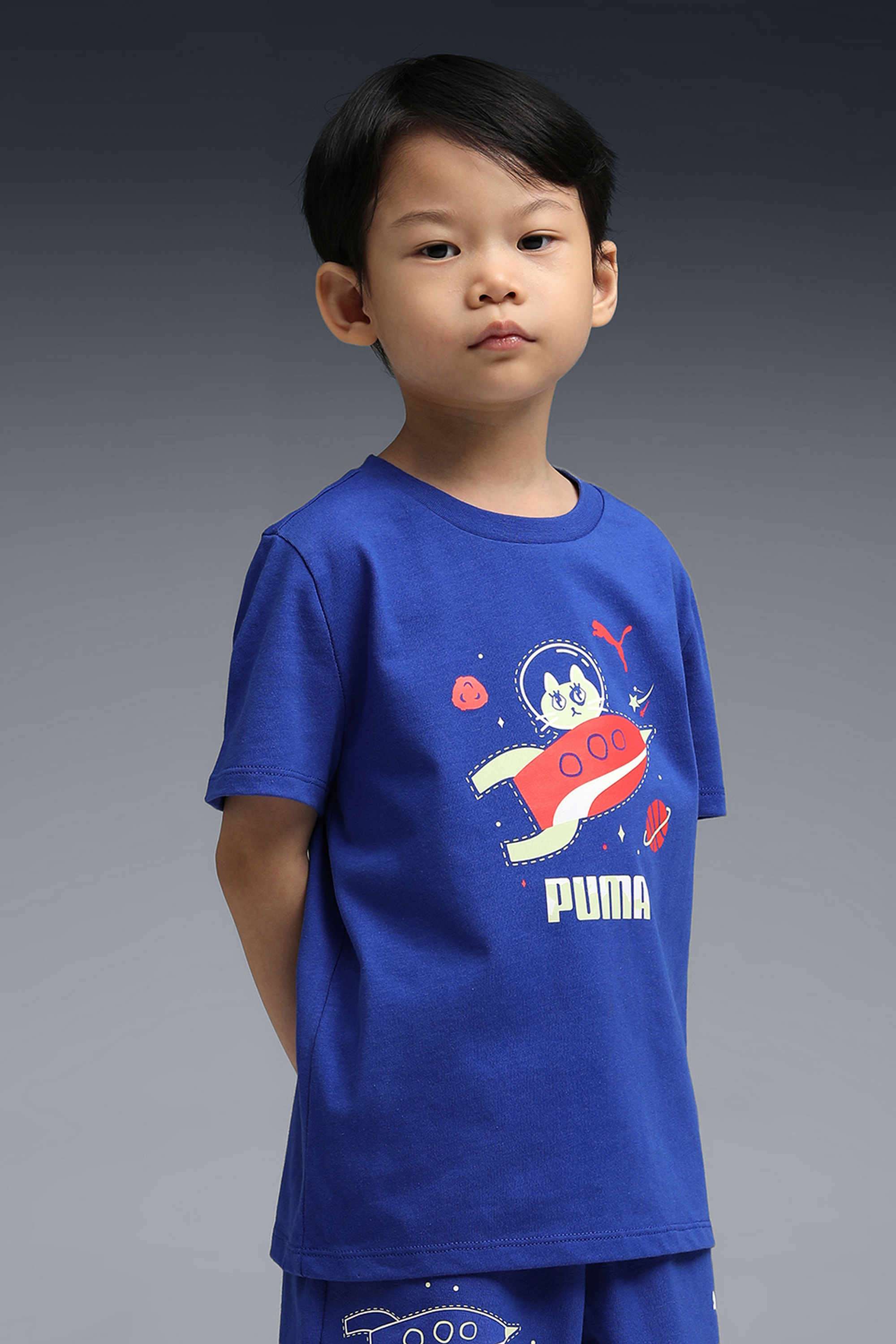 Weft-Blended-Fabric-Round-Neck-Boys-T-Shirt