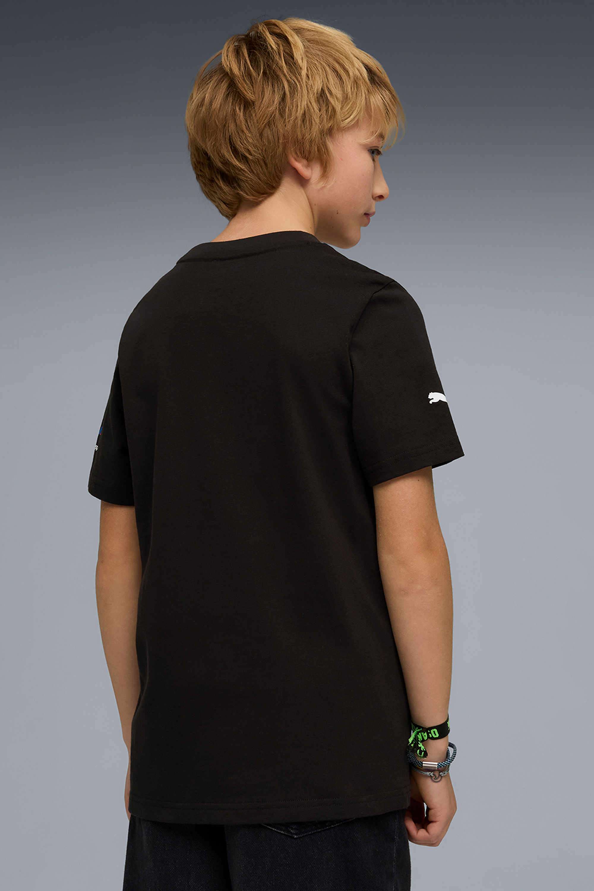 Weft-Blended-Fabric-Round-Neck-Boys-T-Shirt
