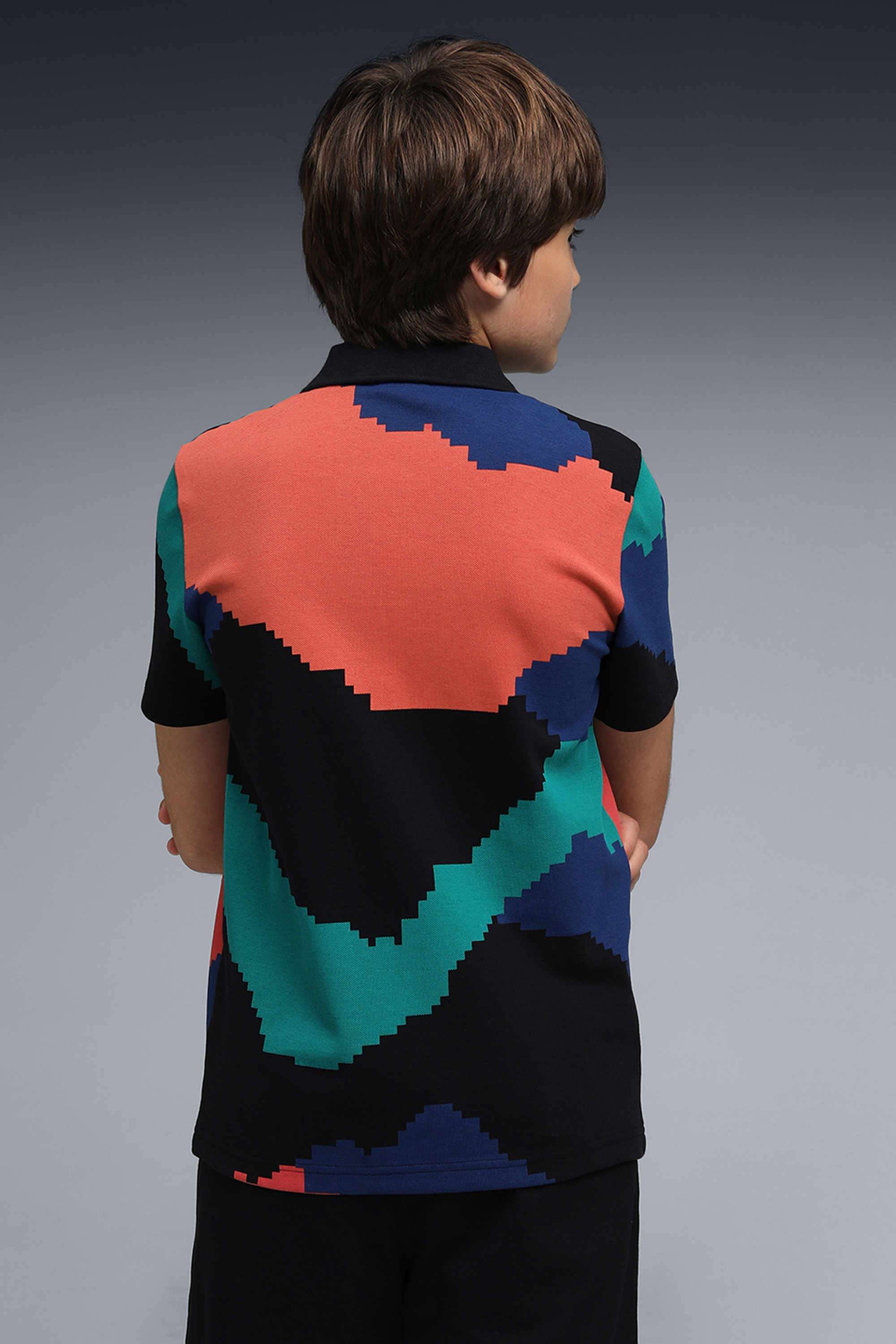 Weft-Blended-Fabric-Polo-Boys-T-Shirt