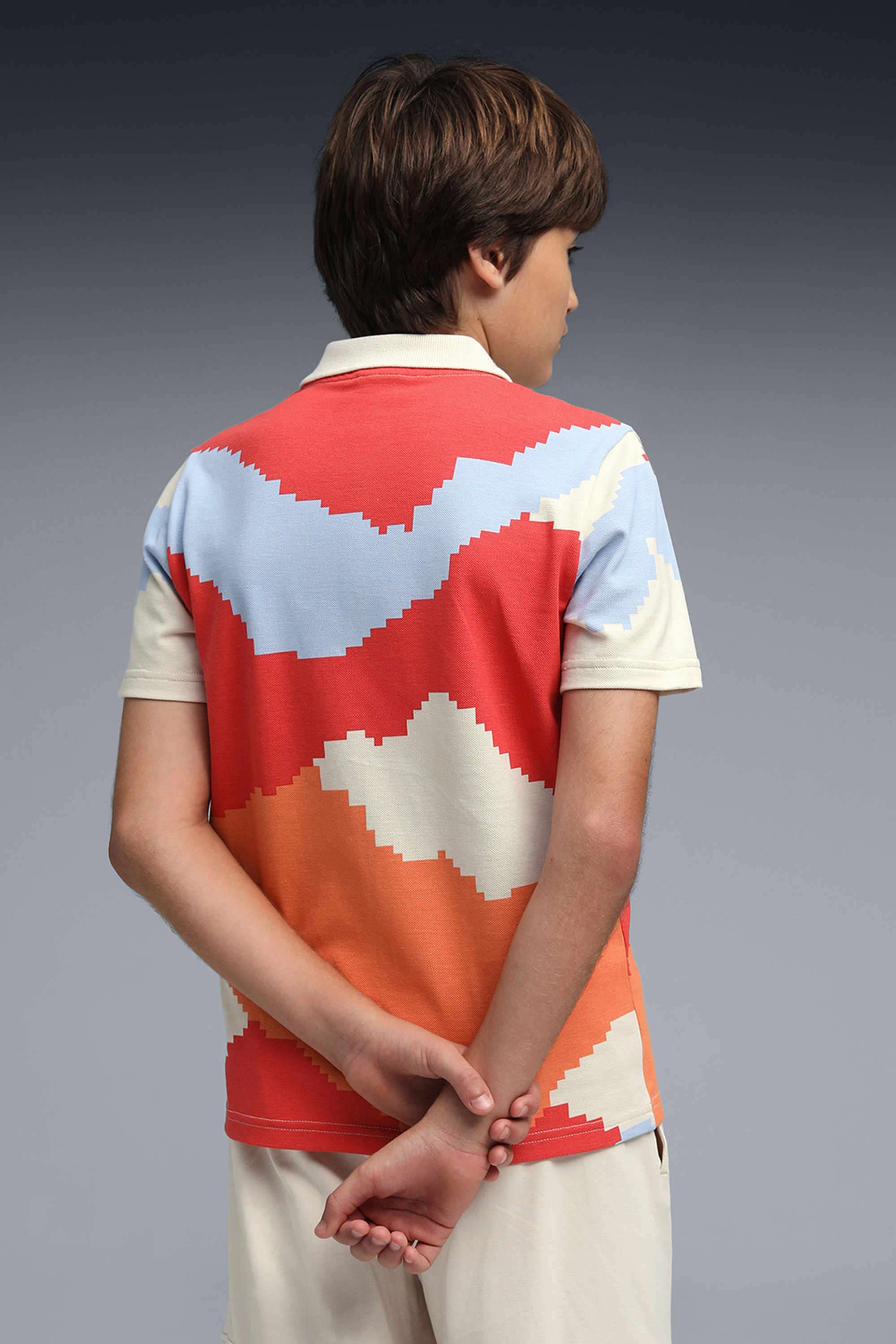 Weft-Blended-Fabric-Polo-Boys-T-Shirt