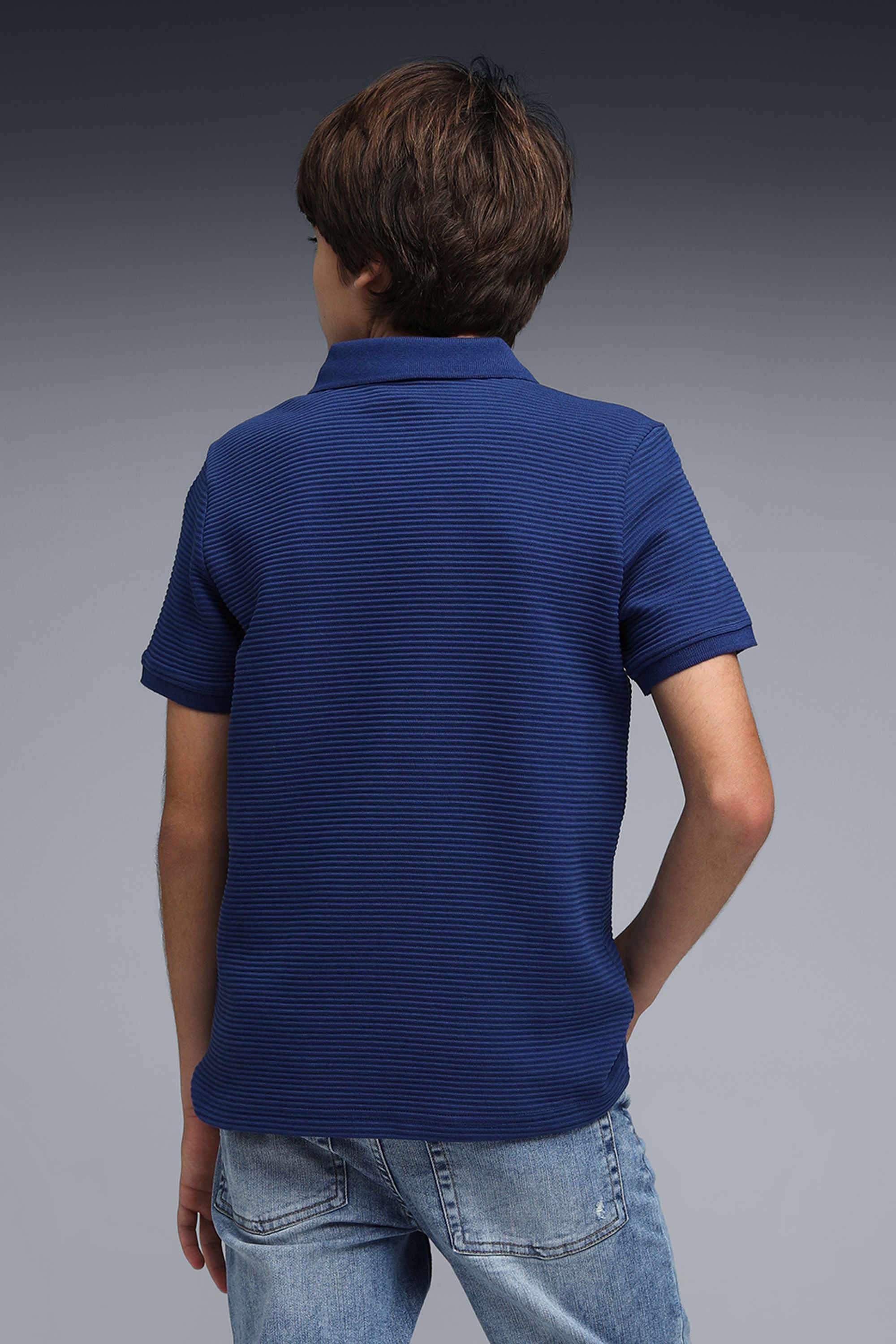 Weft-Blended-Fabric-Polo-Boys-T-Shirt