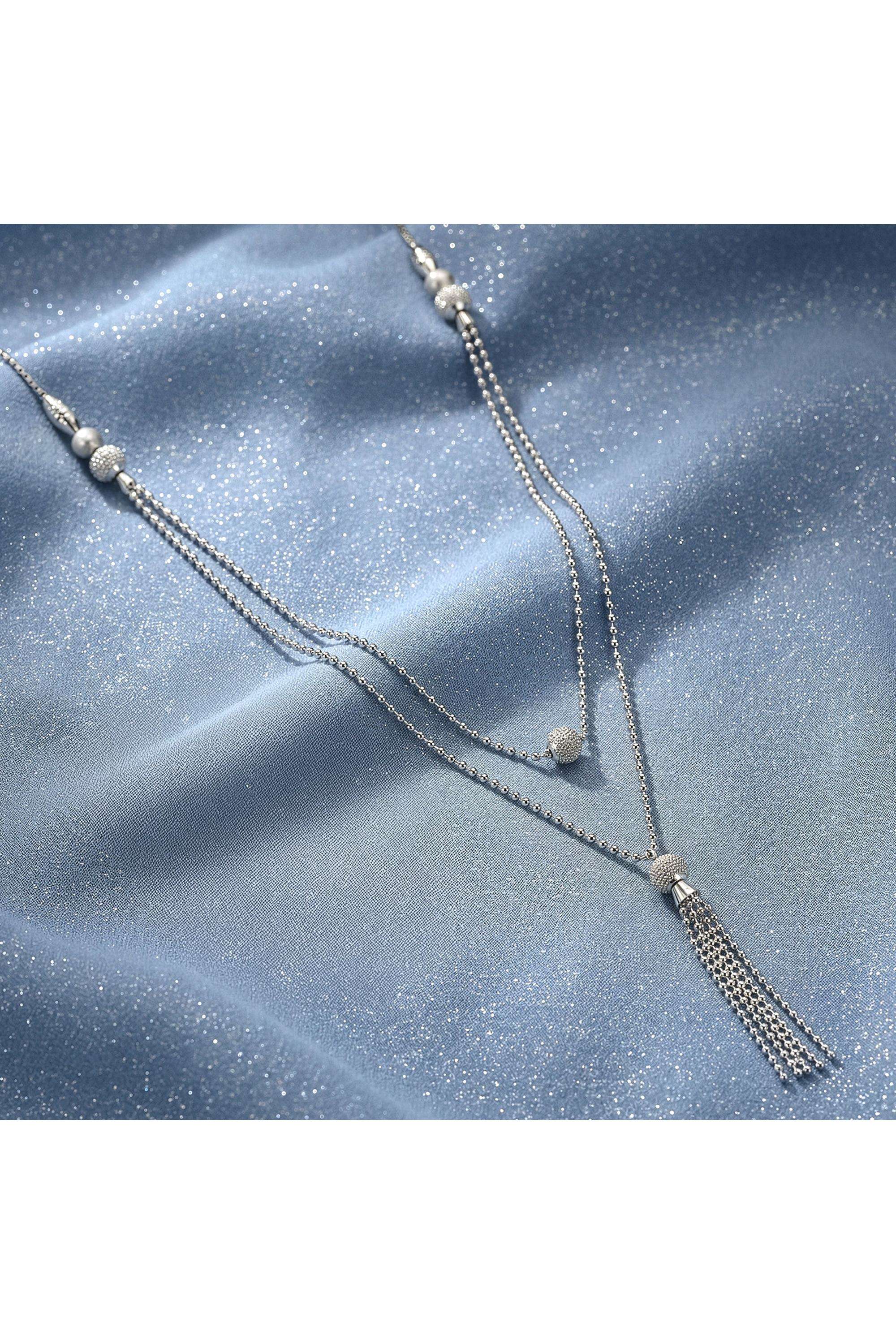 Silver-Slow-Dance-Necklace-For-Women