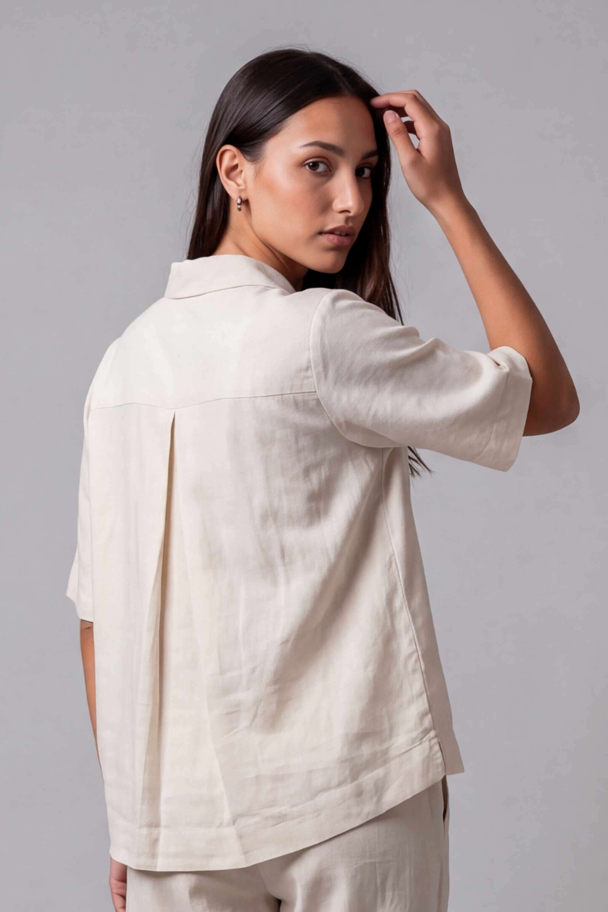 Cotton-Solid-Women-s-Regular-Fit-Shirt