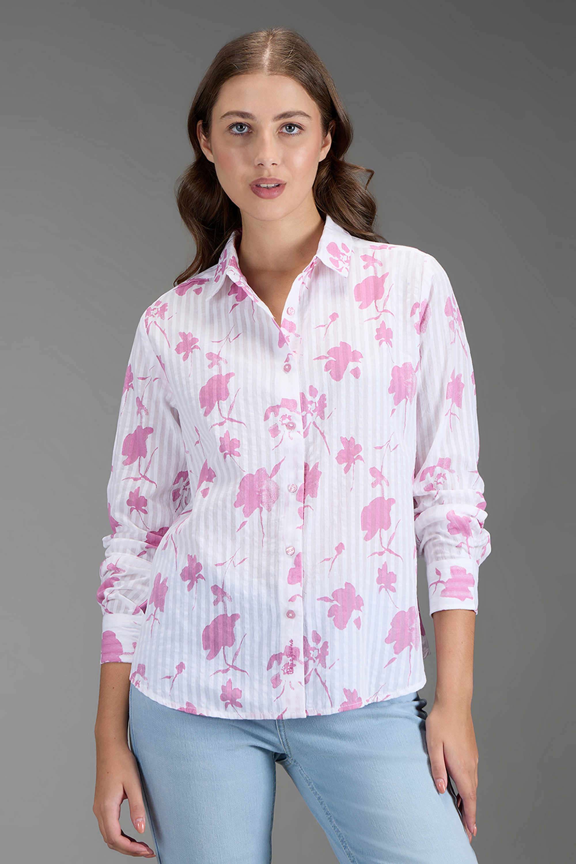 Cotton-Floral-Women-s-Regular-Fit-Shirt