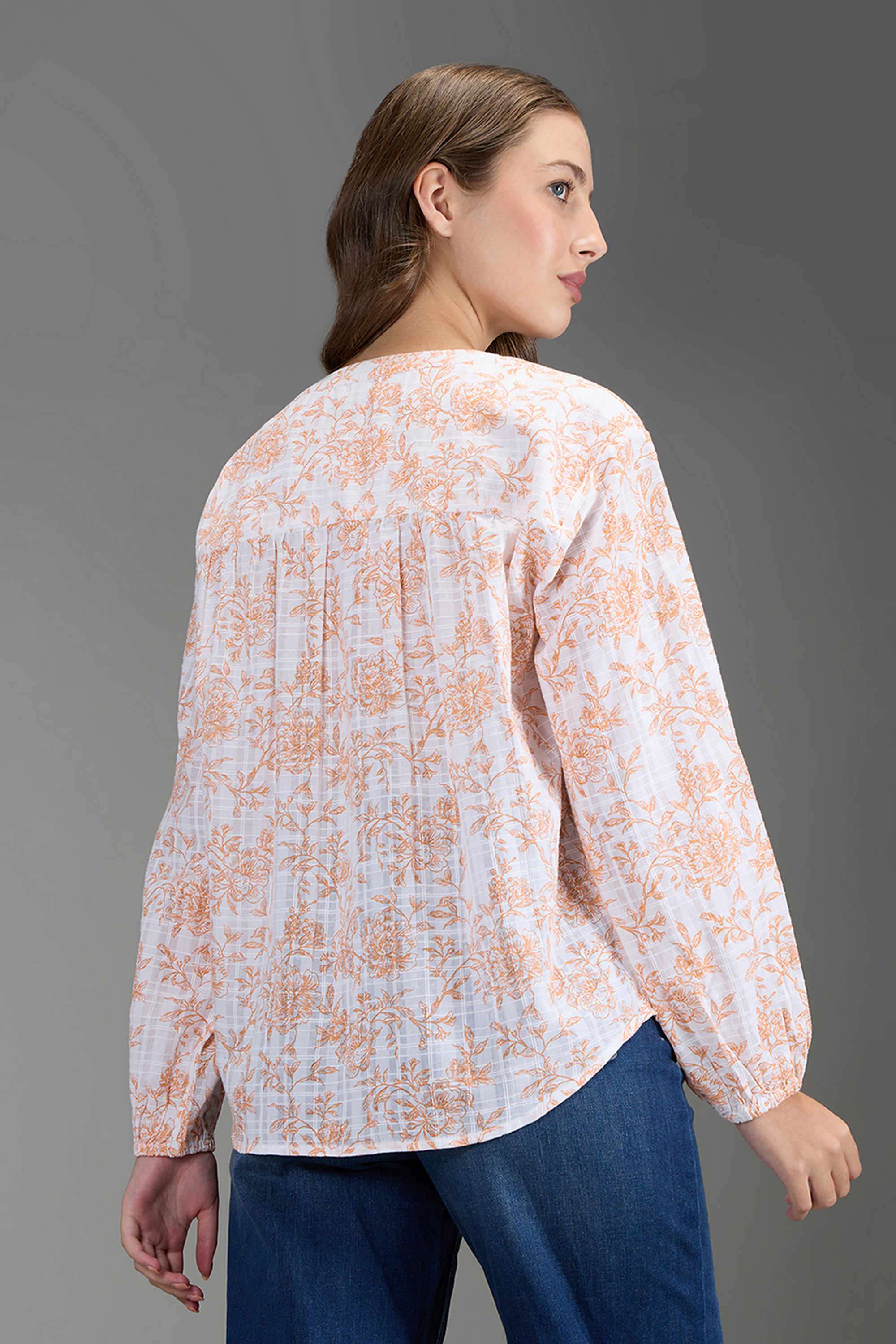 Cotton-Floral-Women-s-Regular-Fit-Shirt