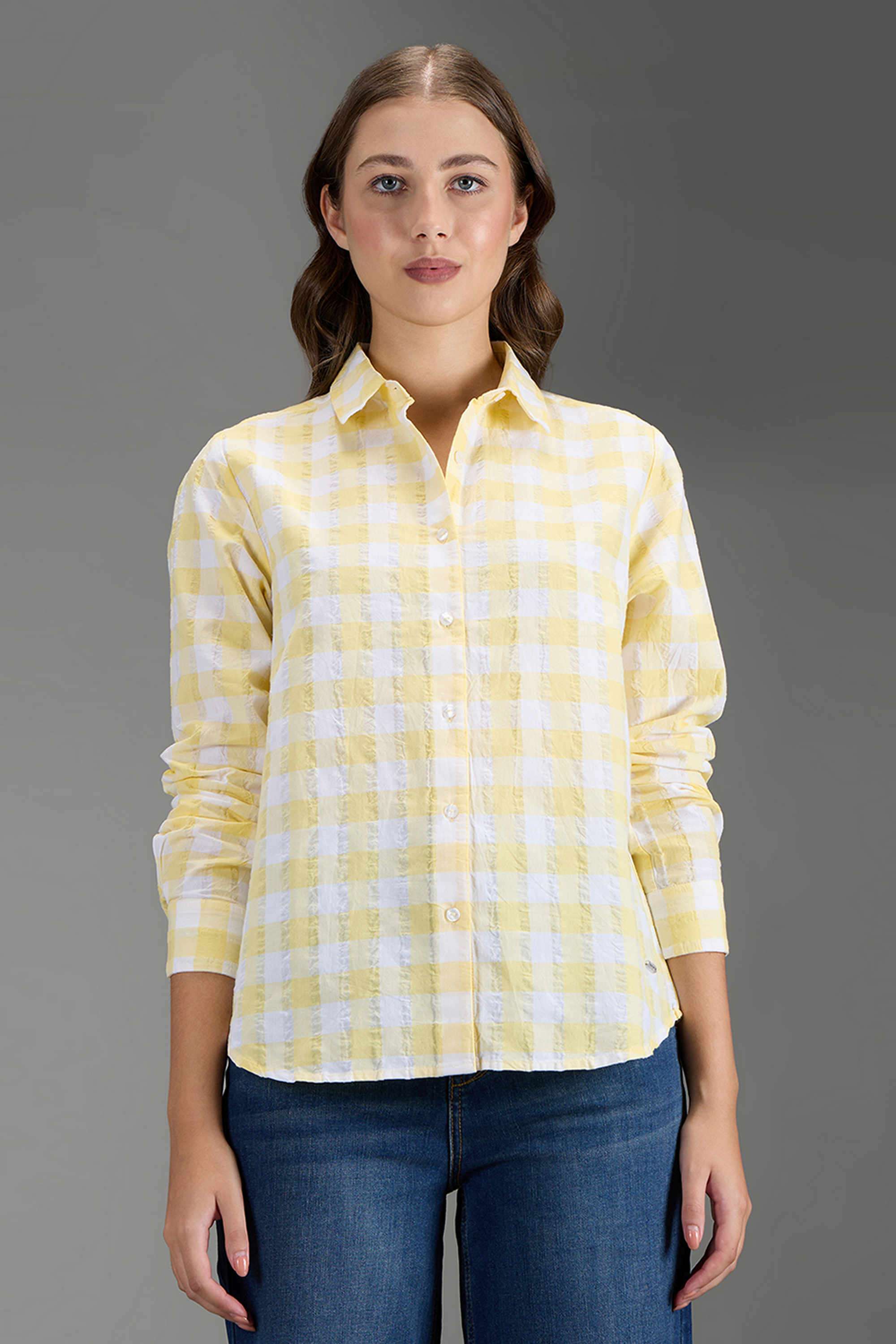 Cotton-Checks-Women-s-Regular-Fit-Shirt