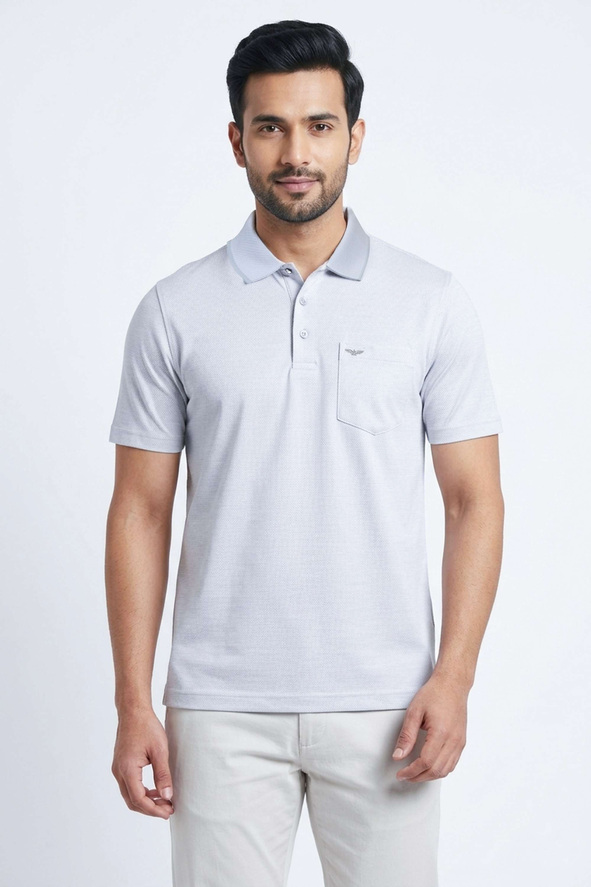 Solid-Cotton-Regular-Fit-Men-T-Shirt