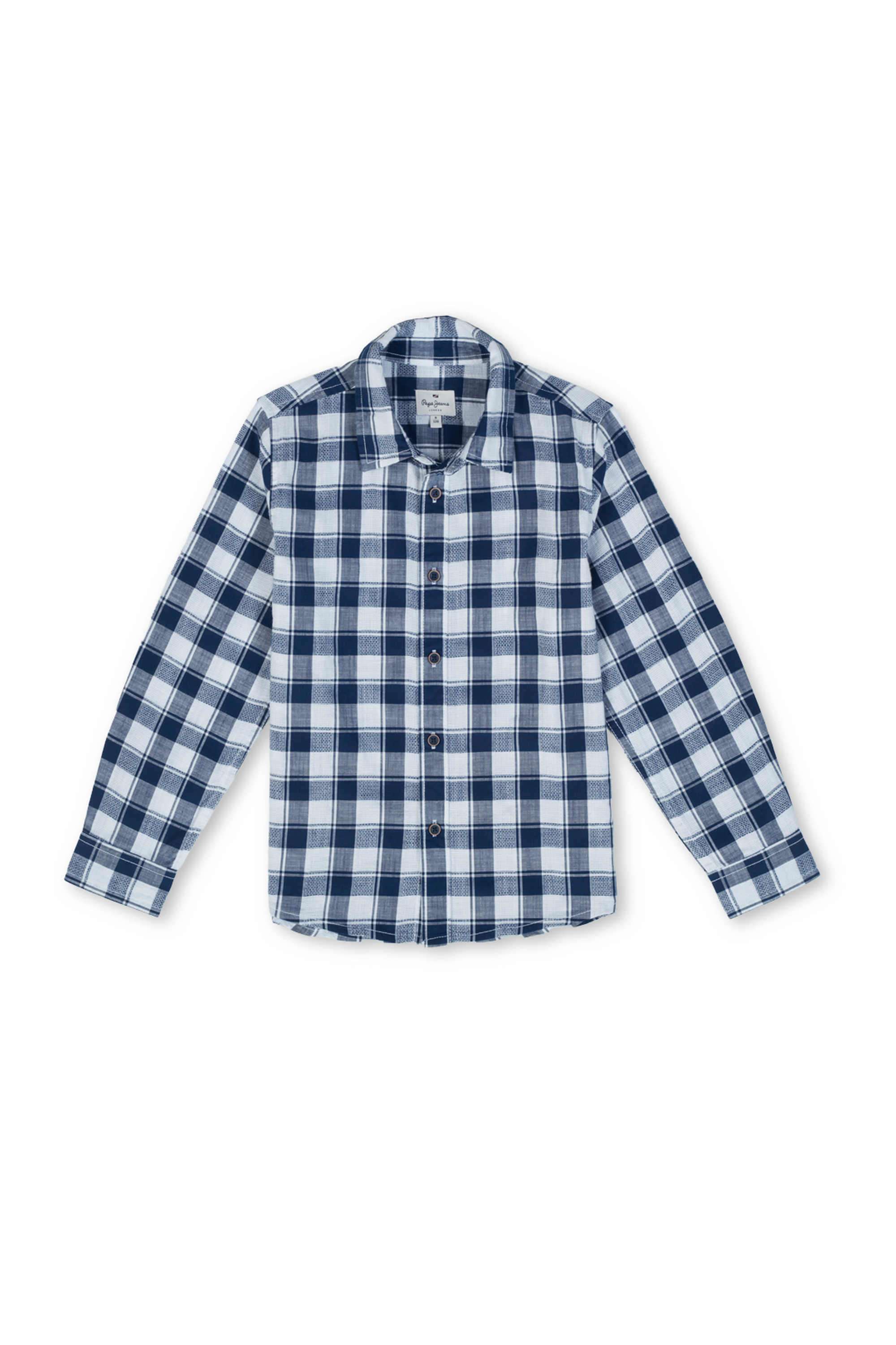 Checks-Cotton-CollaredBoys-Shirt