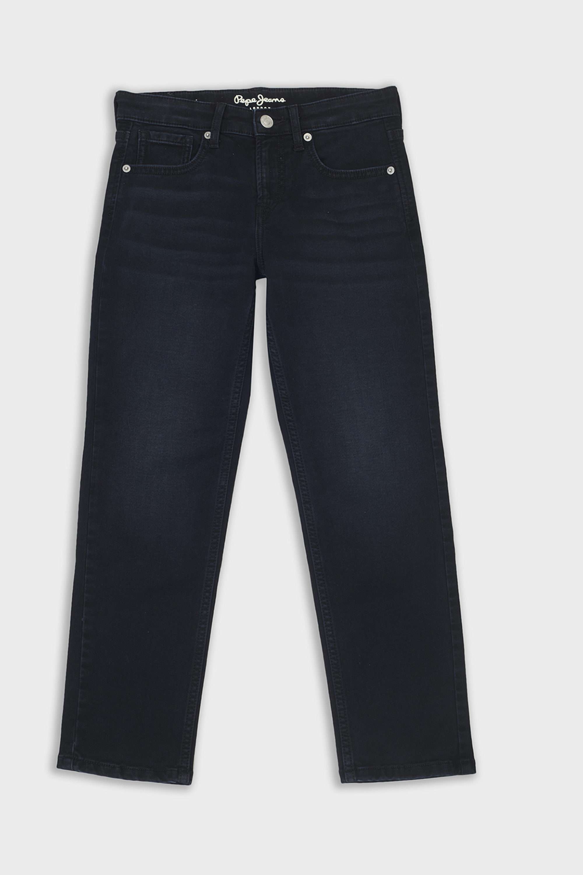 Solid-Cotton-Blend-Straight-Fit-Boys-Jeans