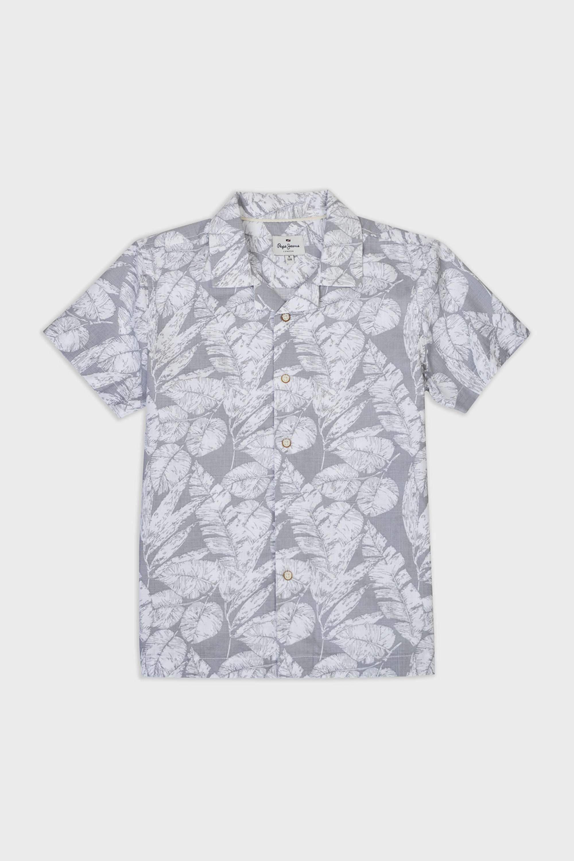 Printed-Cotton-CollaredBoys-Shirt