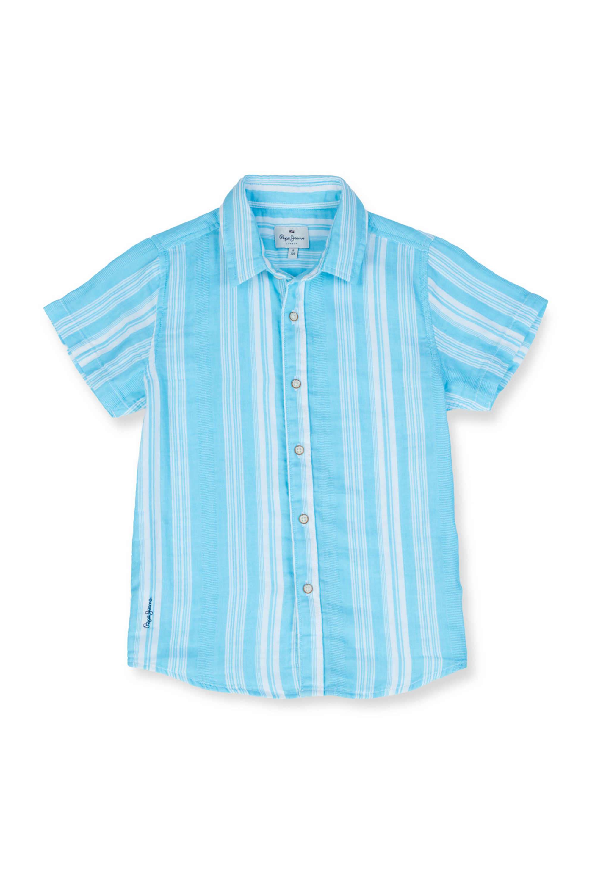 Stripes-Cotton-CollaredBoys-Shirt