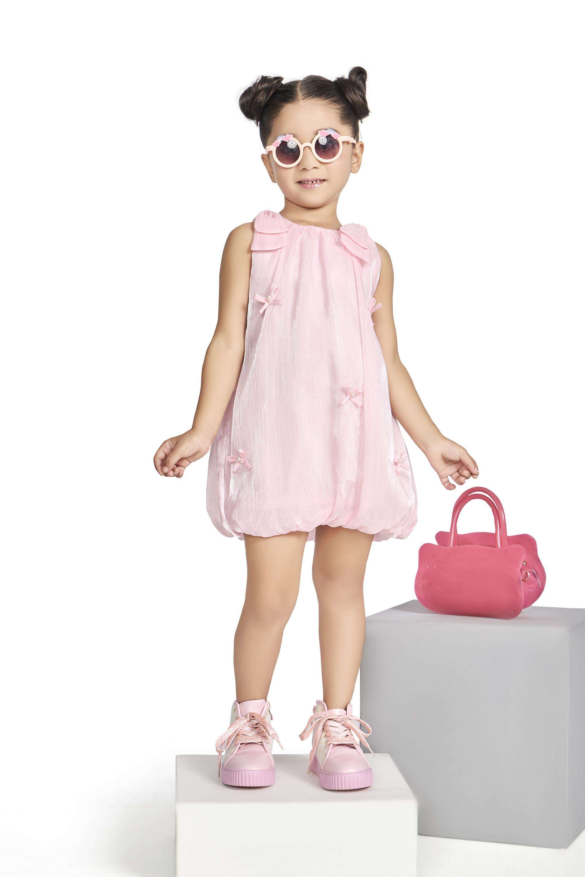 Embellished-Polyester-Round-Neck-Girls-Party-Wear-Dress
