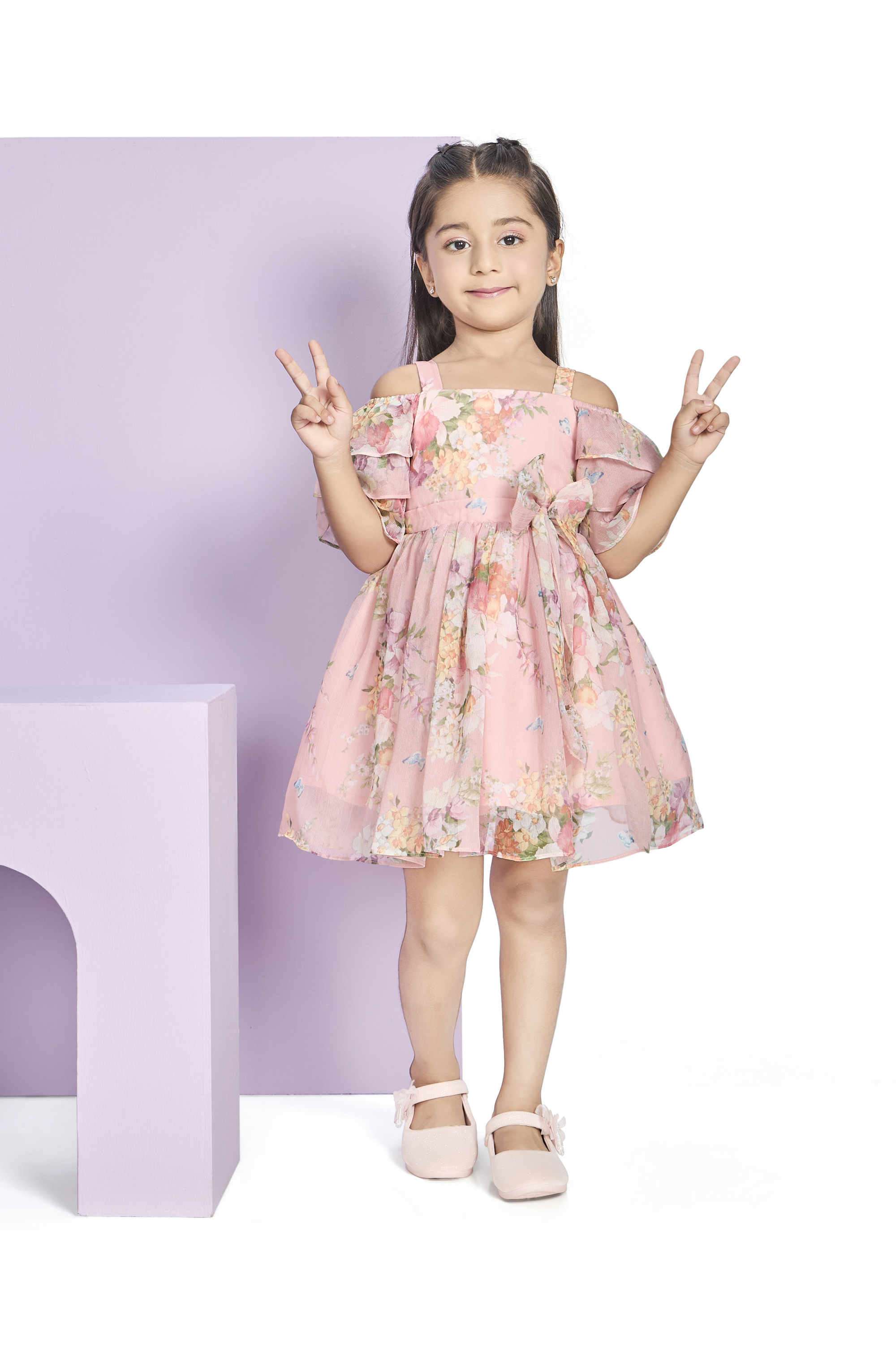 Floral-Rayon-Square-Neck-Girls-Casual-Wear-Dress