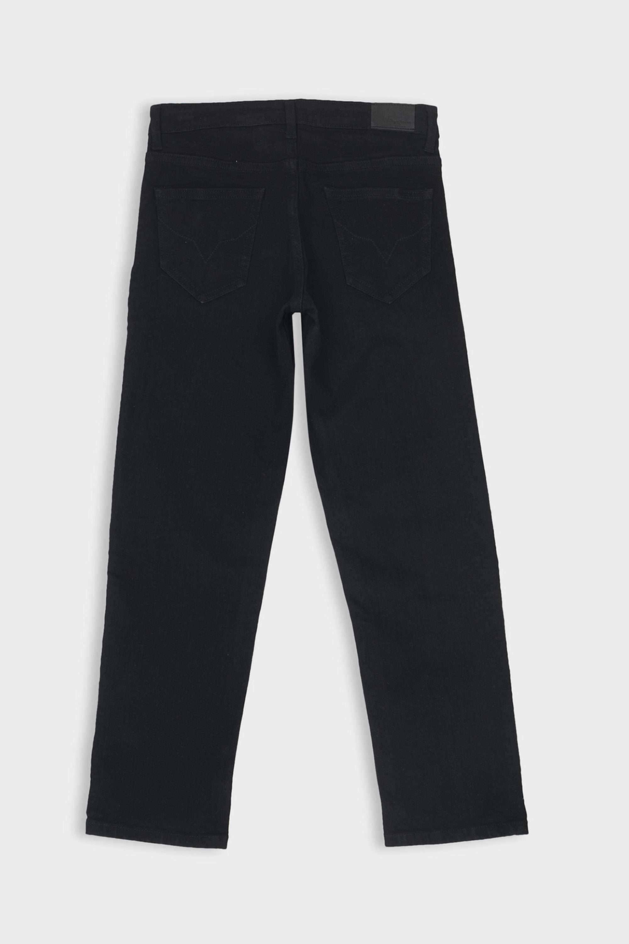 Solid-Poly-Cotton-Straight-Fit-Boys-Jeans