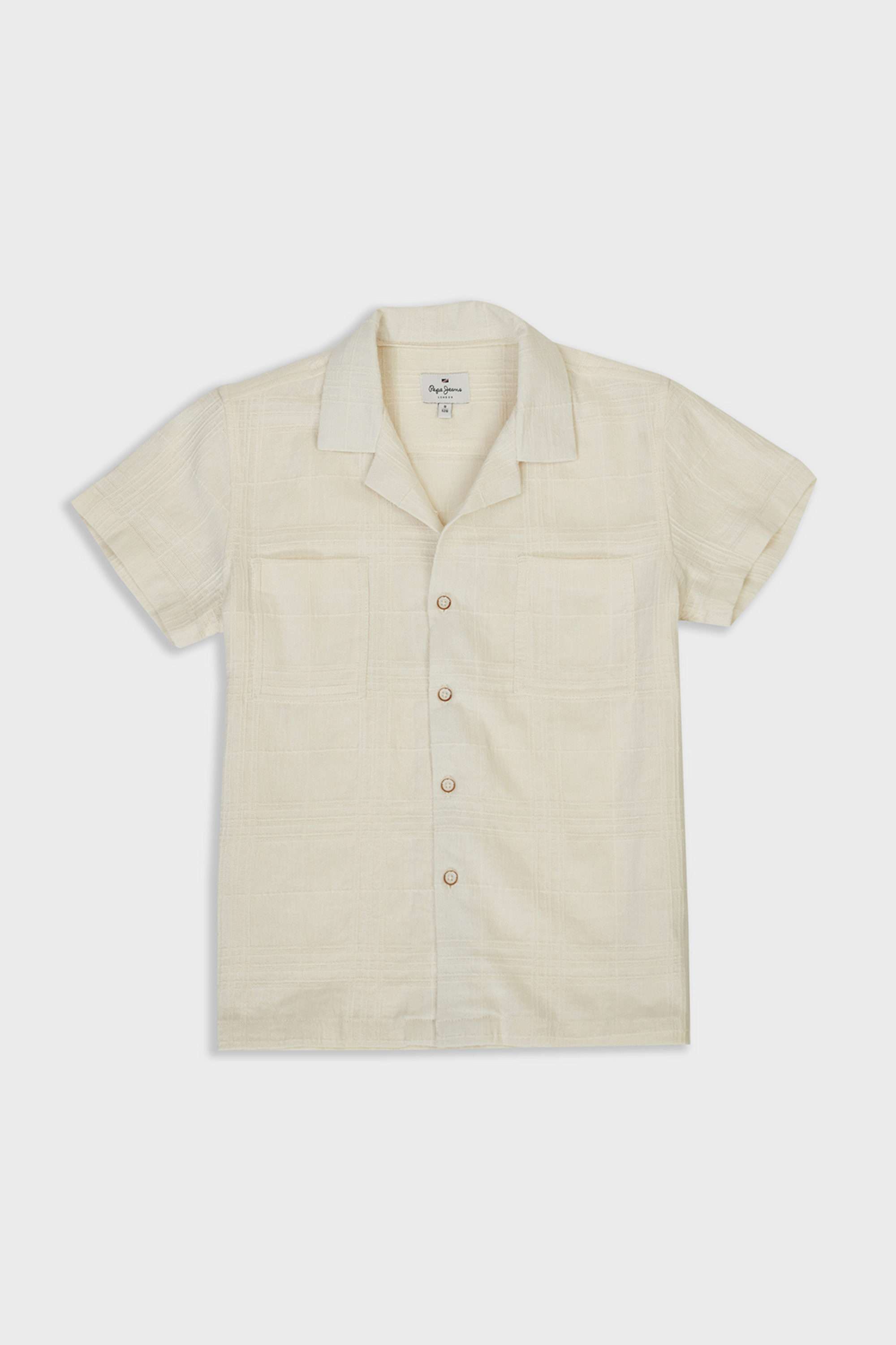 Solid-Cotton-CollaredBoys-Shirt