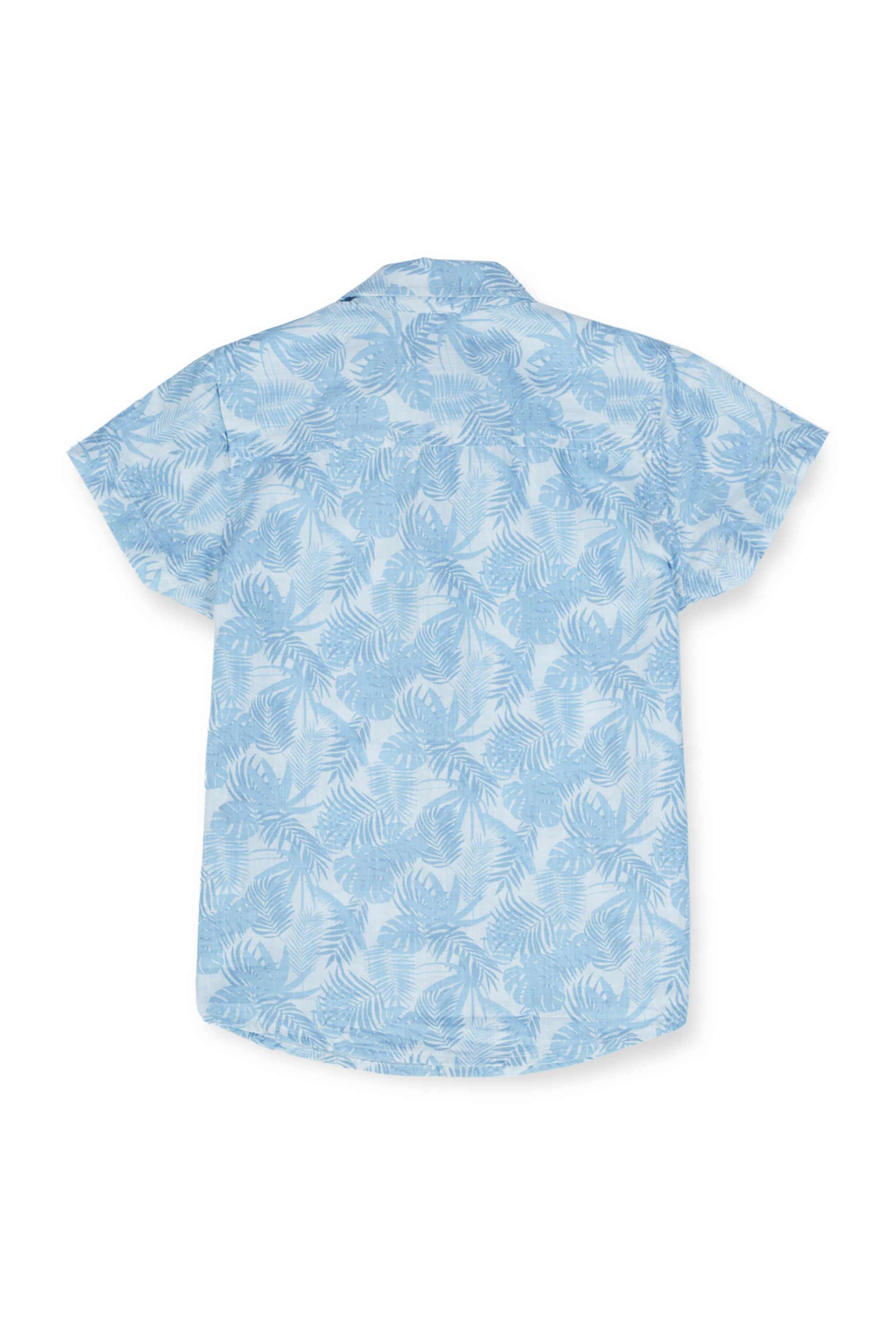 Printed-Cotton-CollaredBoys-Shirt