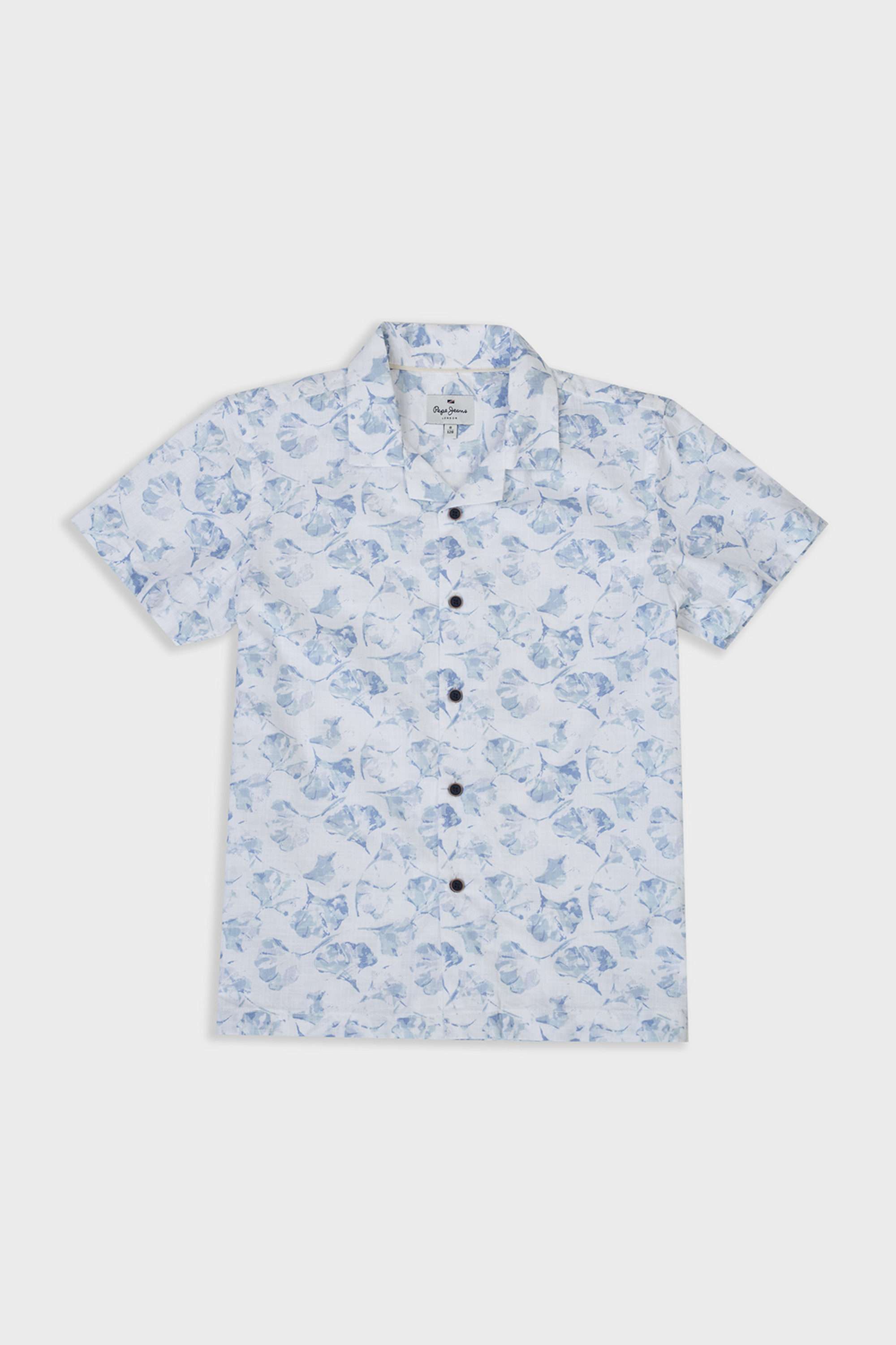 Printed-Cotton-CollaredBoys-Shirt