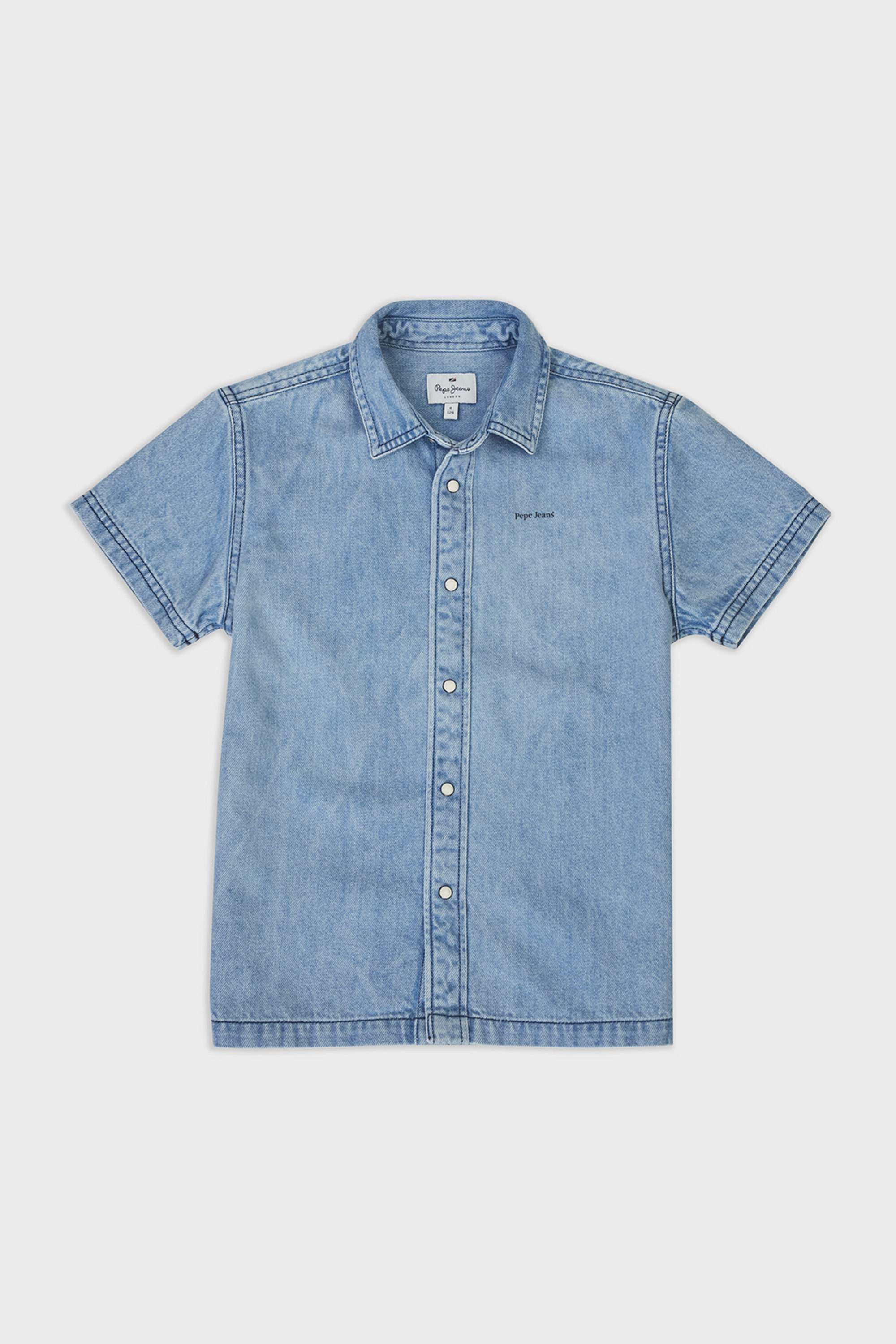 Solid-Cotton-CollaredBoys-Shirt