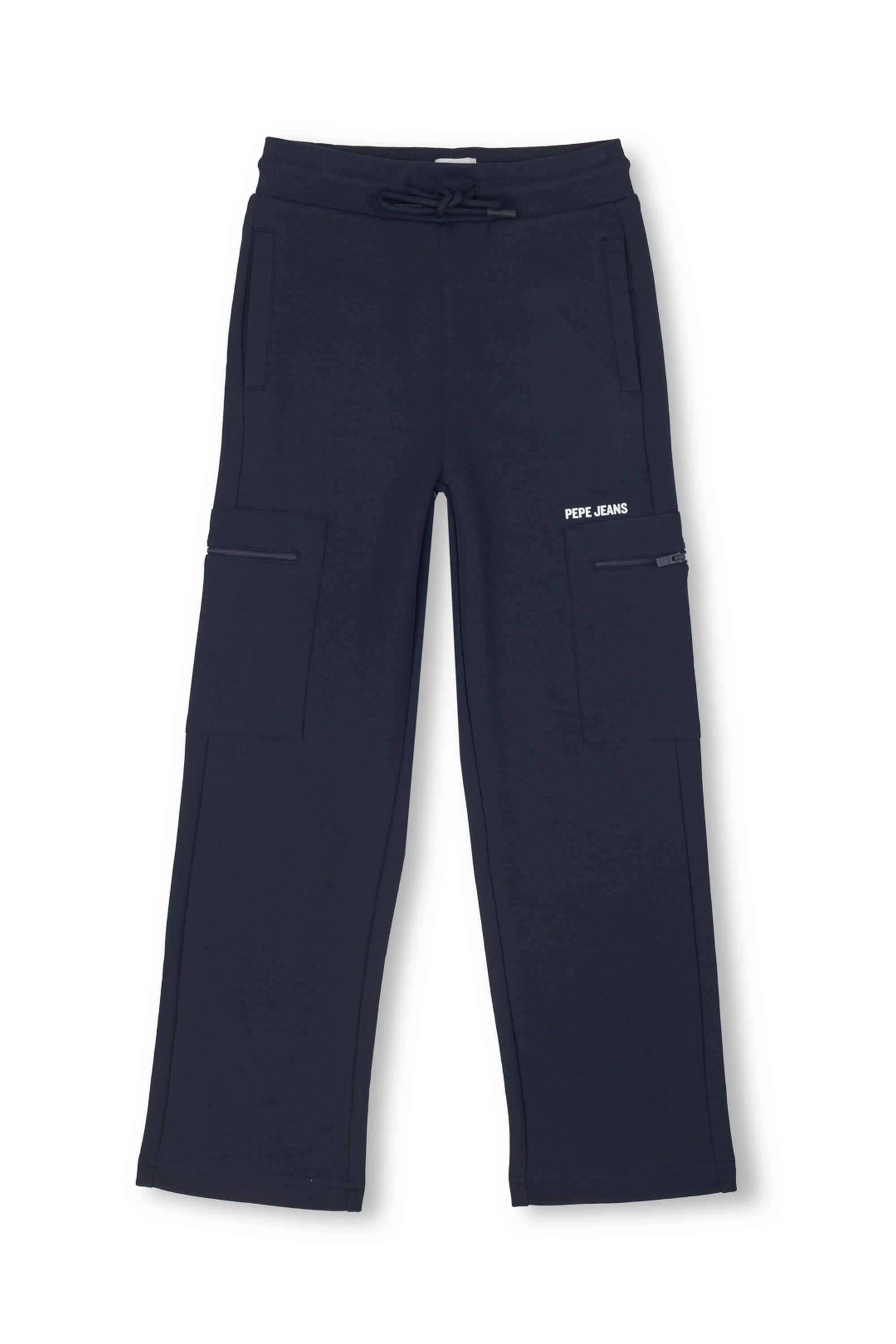 Solid-Poly-Cotton-Regular-Fit-Boys-Joggers