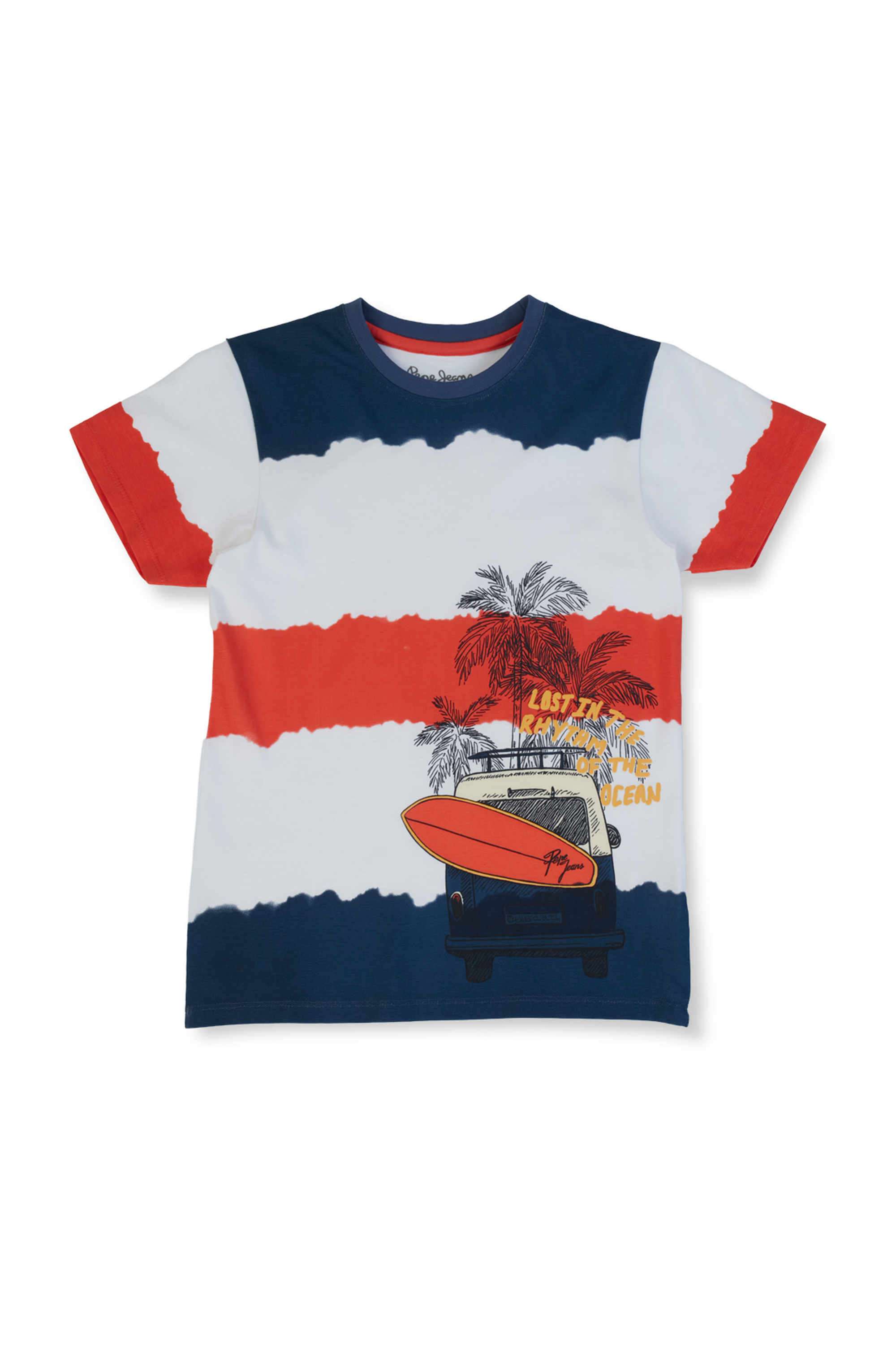 Printed-Round-Neck-Boys-T-Shirt