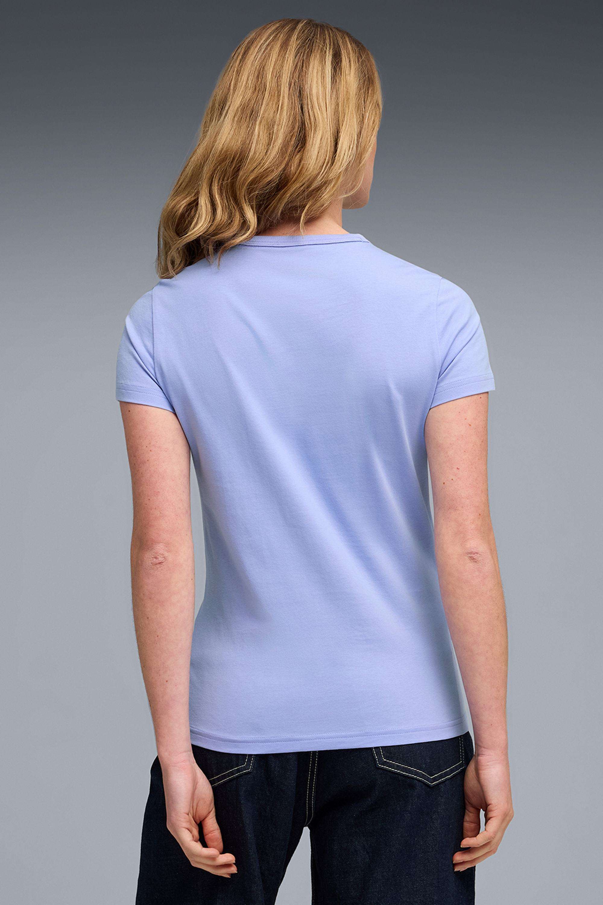 Solid-Cotton-Women-s-T-Shirt
