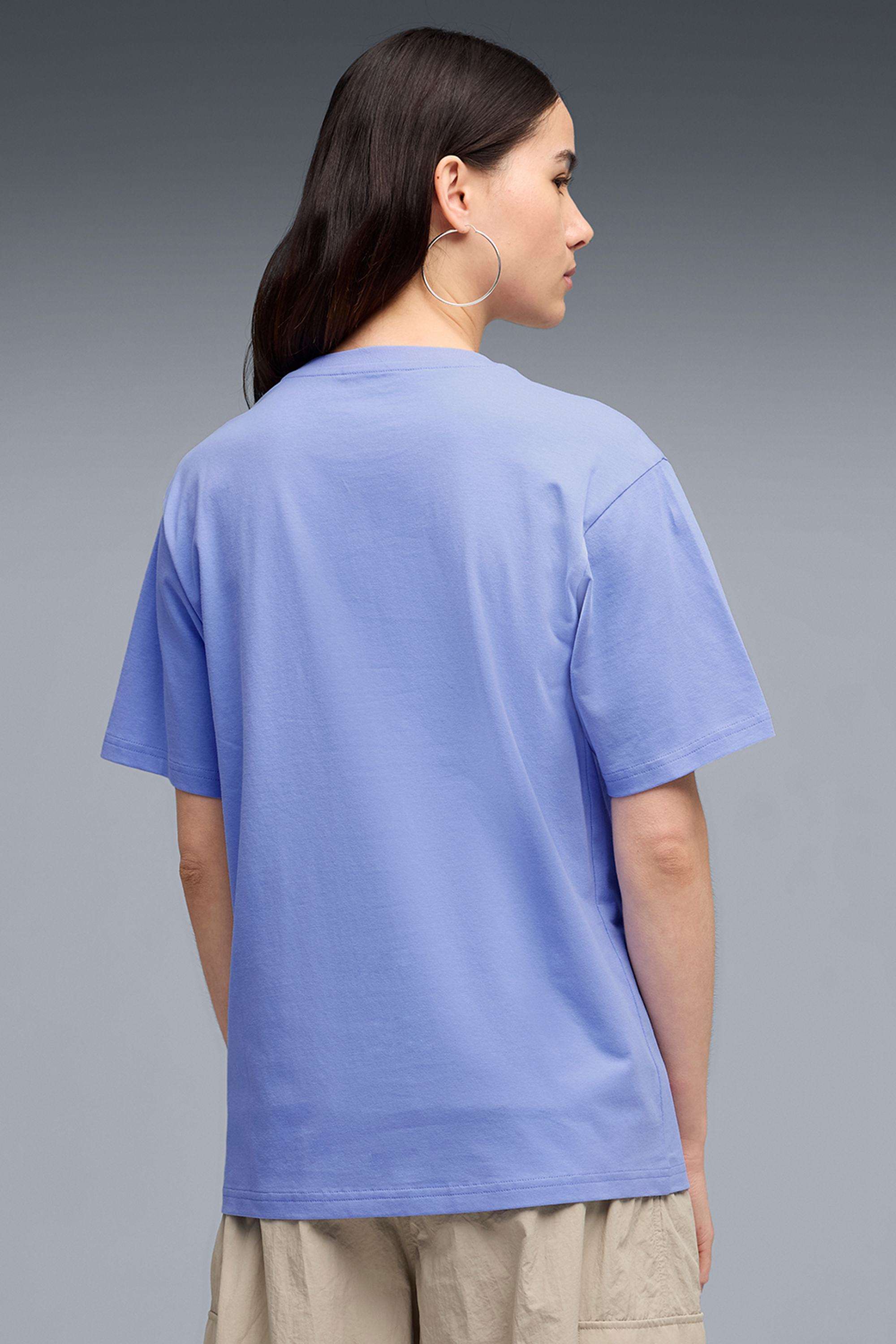 Solid-Cotton-Women-s-T-Shirt