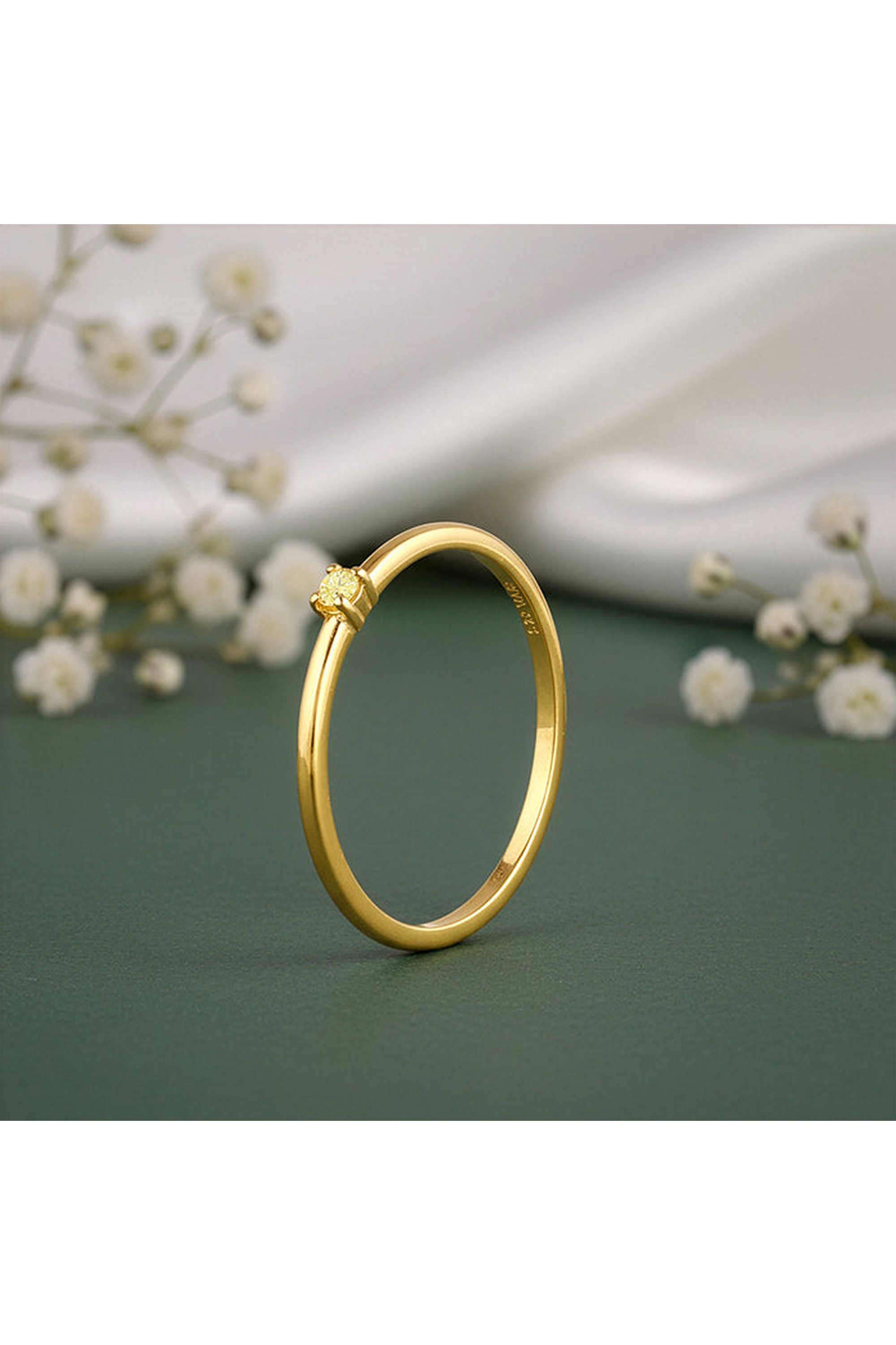 Golden-Minimal-Gleam-Ring-For-Women