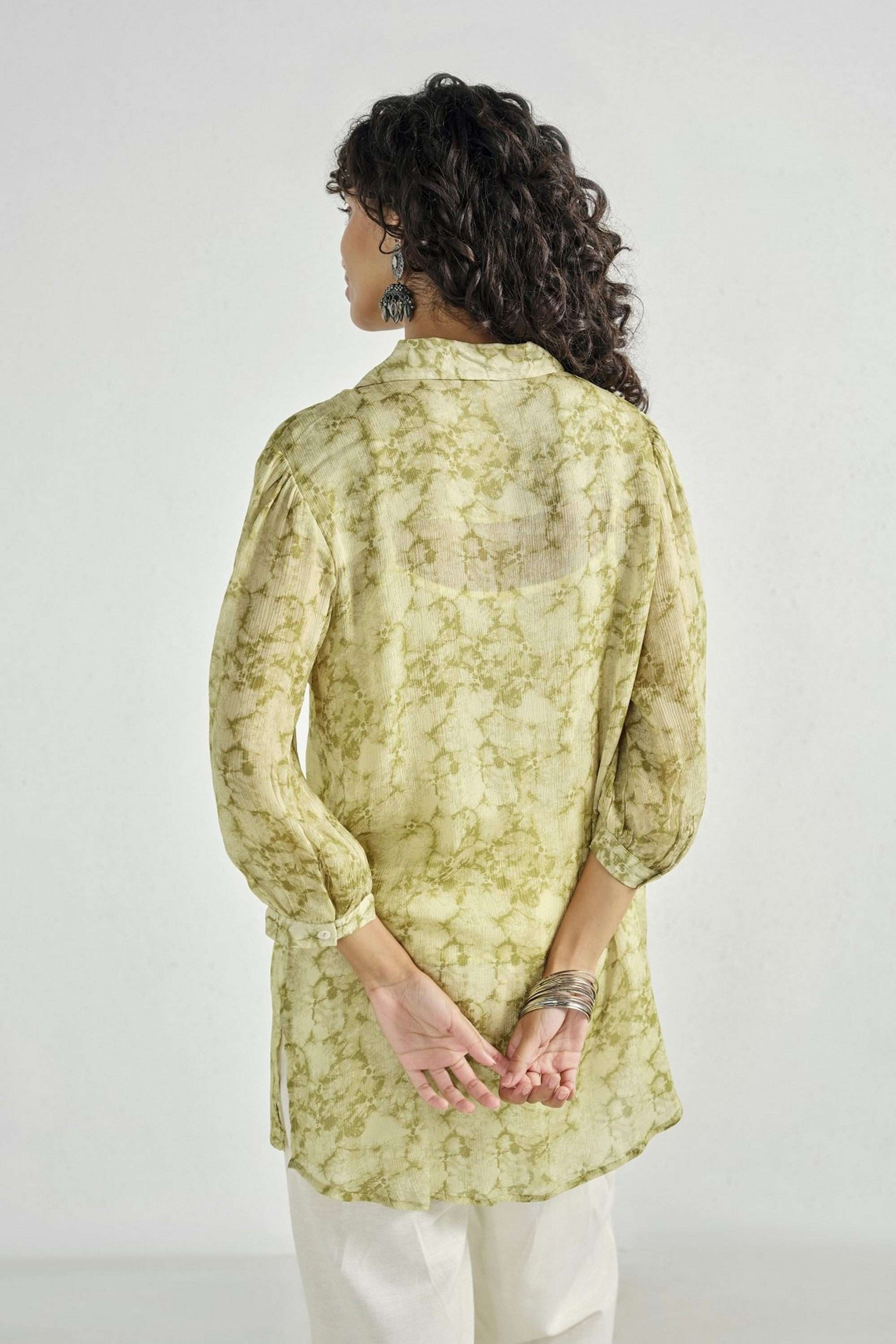 Printed-Cotton-Collared-Women-s-Tunic