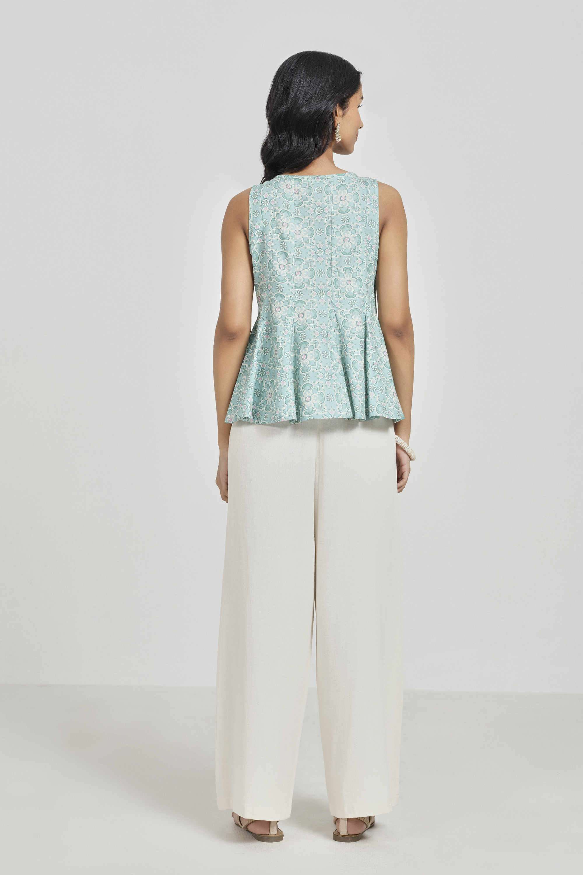 Solid-Cotton-Women-s-Festive-Wear-Tunic