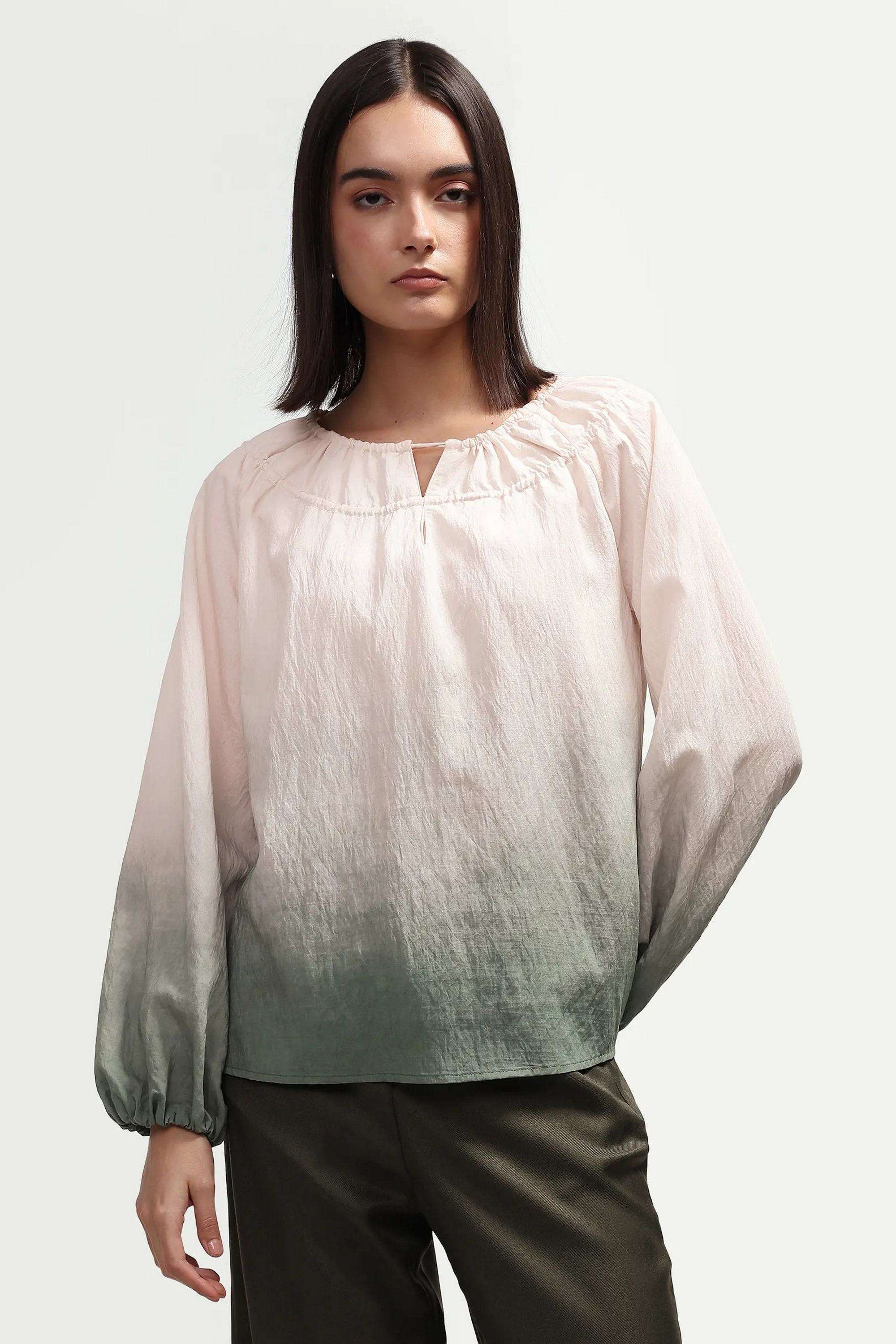 Ombre-Viscose-Women-s-Top